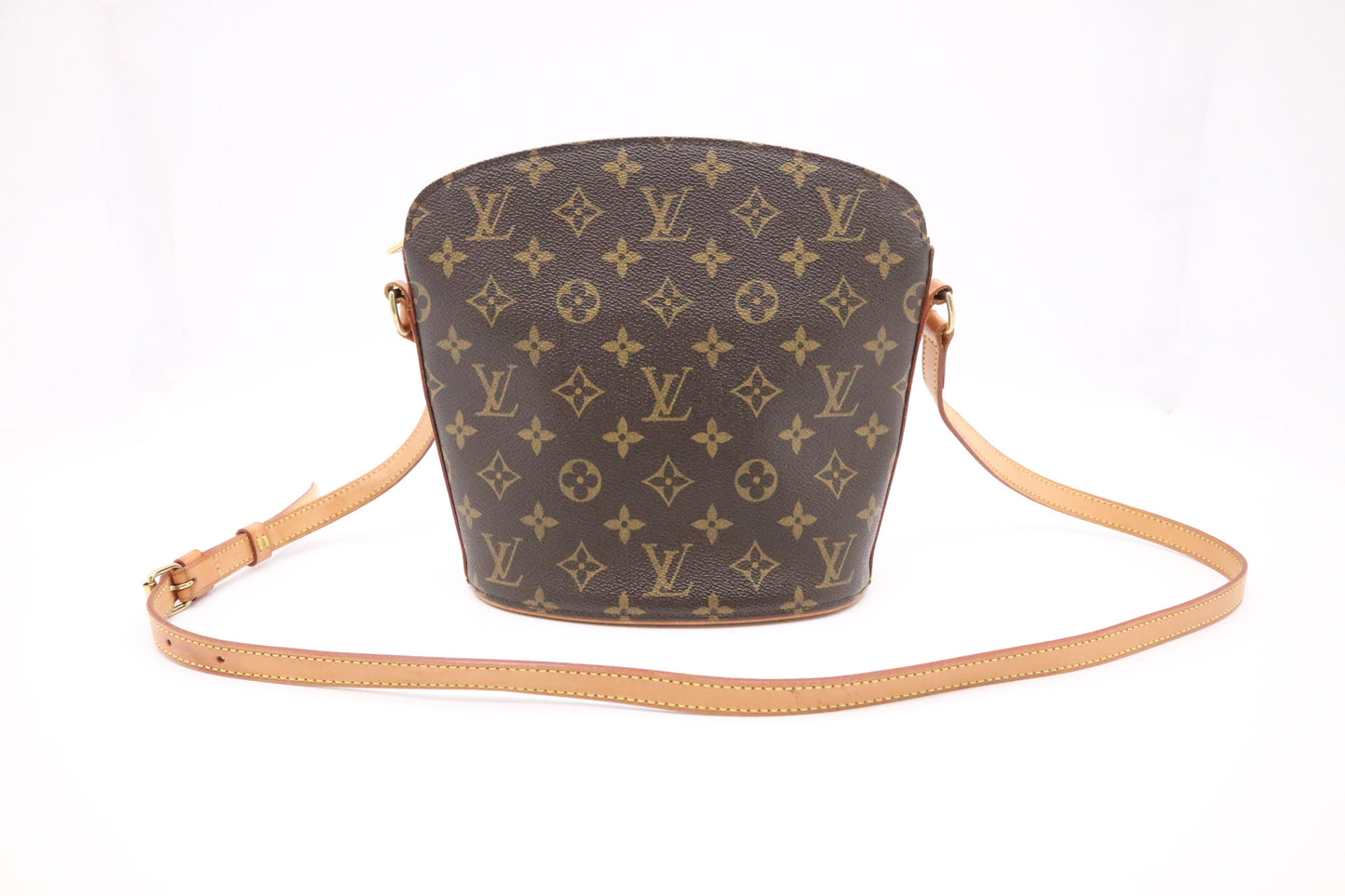 Louis Vuitton Drouot Monogram Canvas Handbag Canvas 1