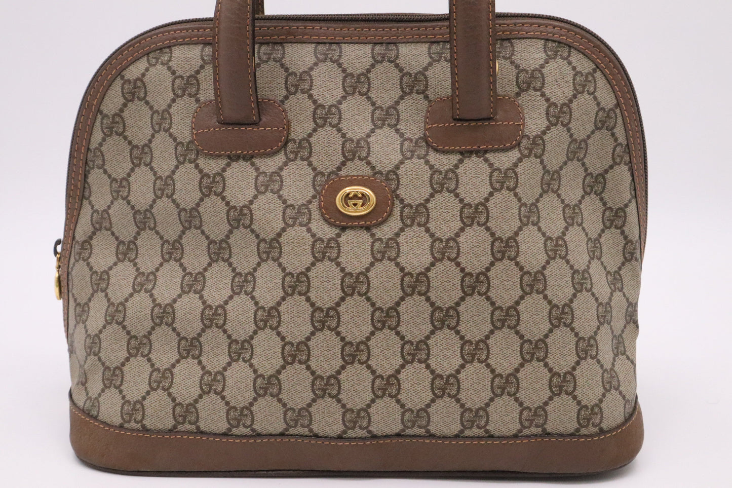 Gucci 2Way Bag In Supreme Canvas Travel Bag