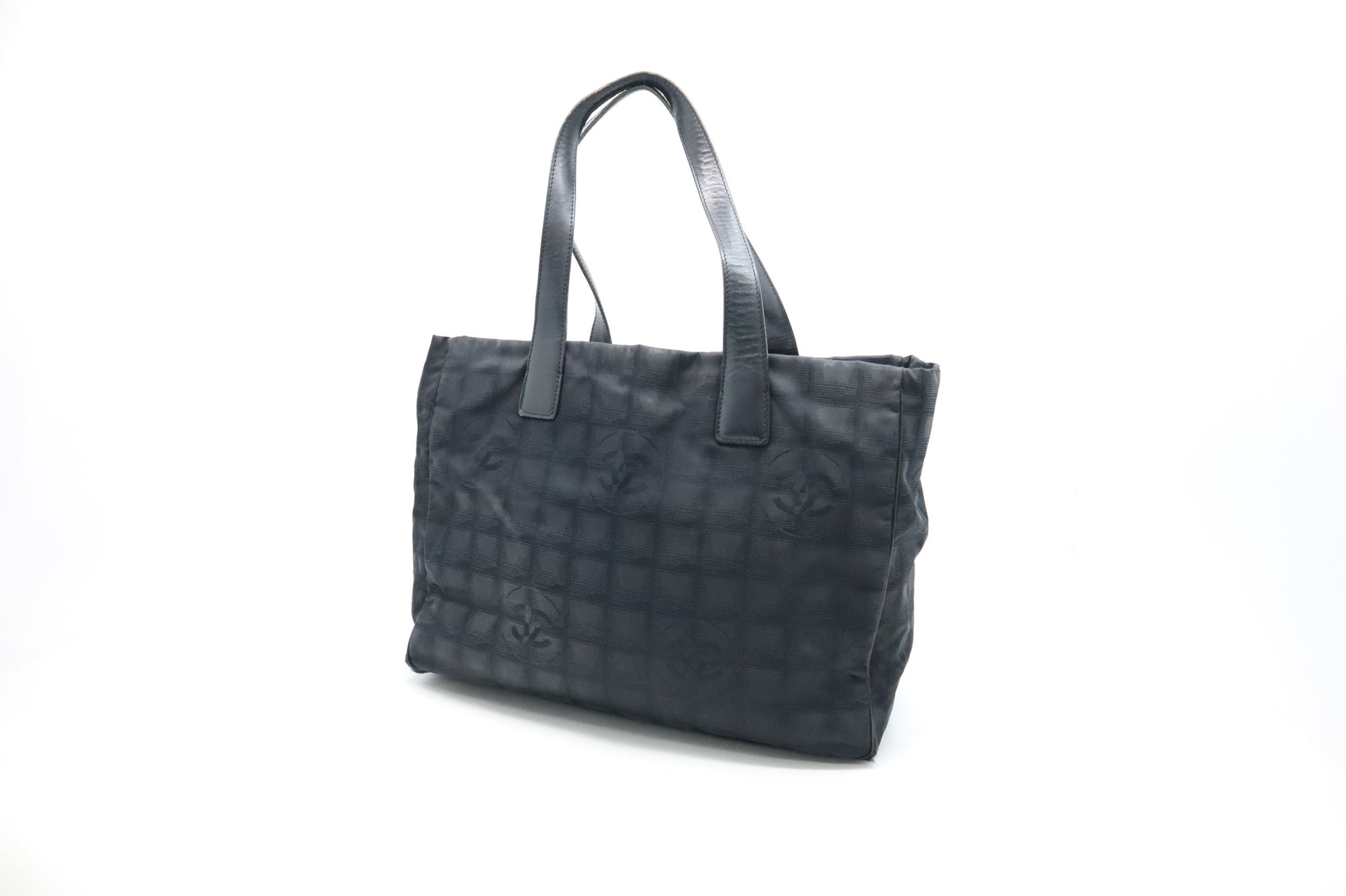 Chanel New Line Black Canvas Travel Bag 4