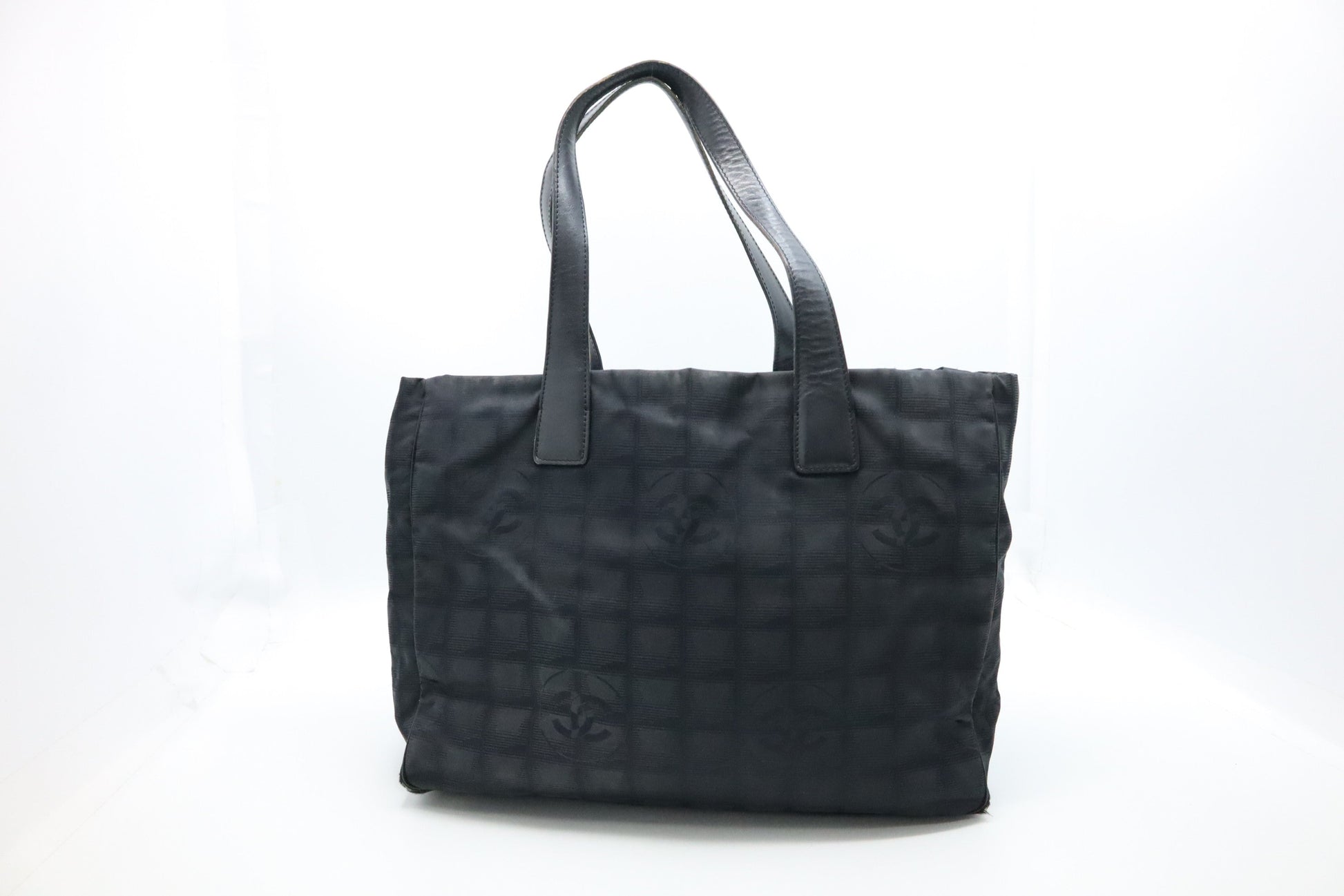 Chanel New Line Black Canvas Travel Bag 4