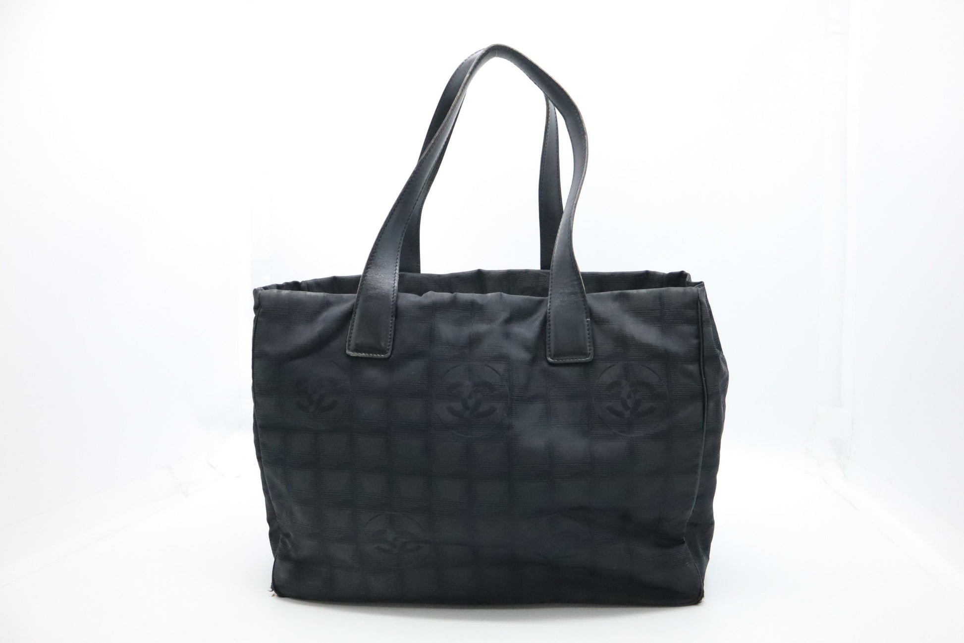 Chanel New Line Black Canvas Travel Bag 4