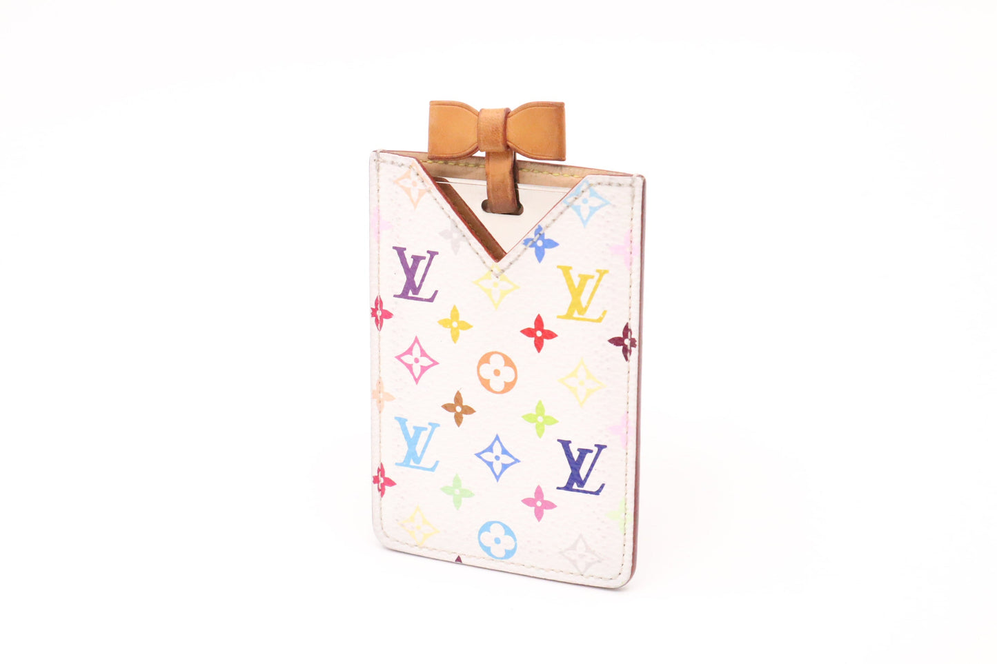 Louis Vuitton Compact Multicolour Monogram Canvas White Handbag