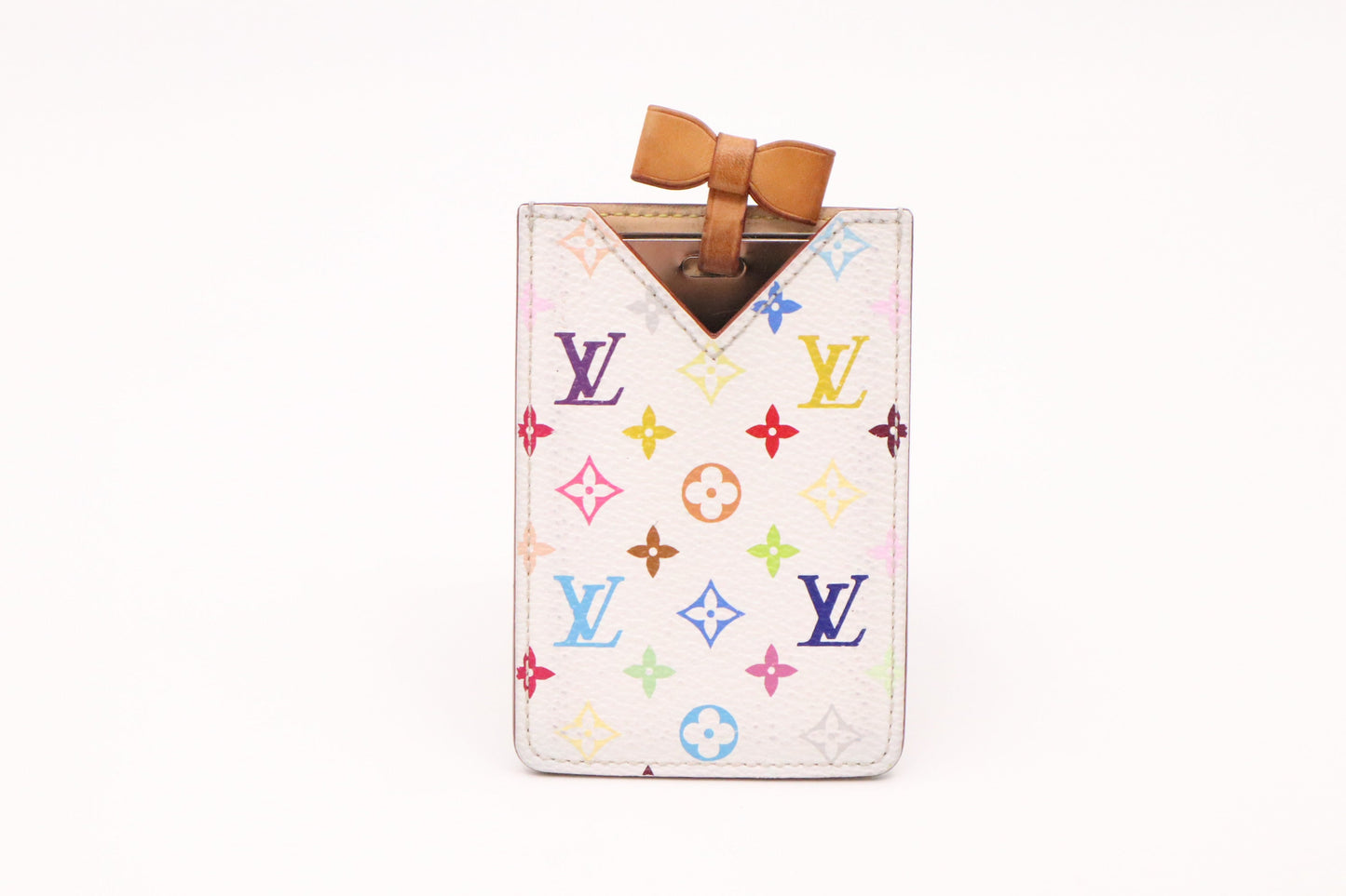 Louis Vuitton Compact Multicolour Monogram Canvas White Handbag