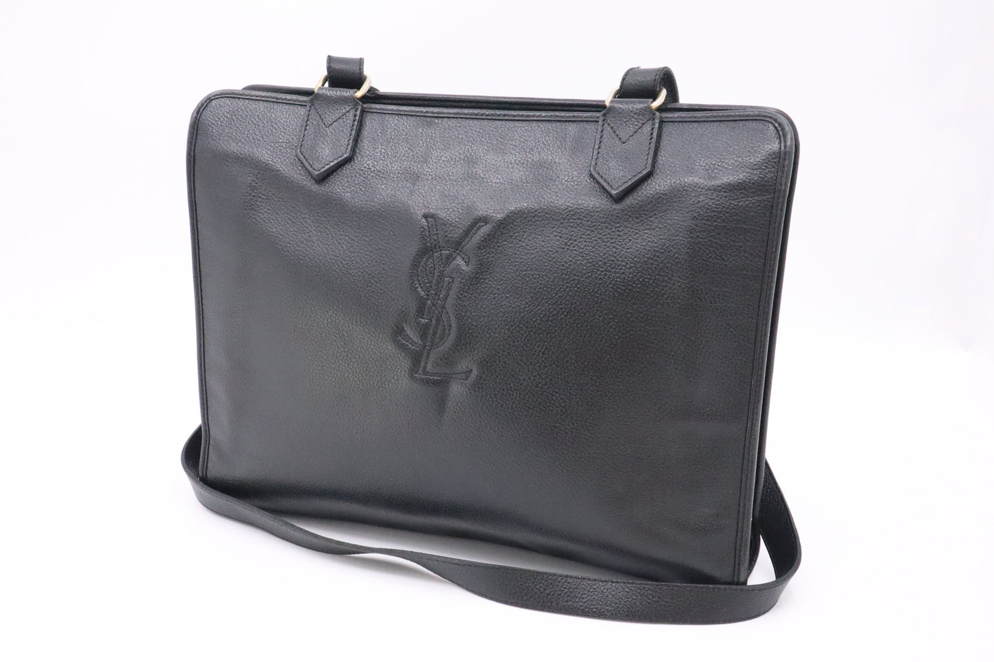 YSL Saint Laurent Shoulder Bag In Leather Black In Black Leather