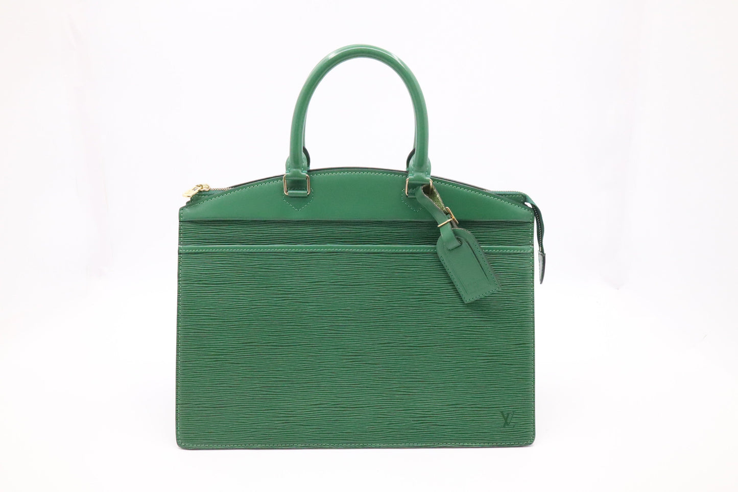 Louis Vuitton Riviera Green Leather Epi Handbag