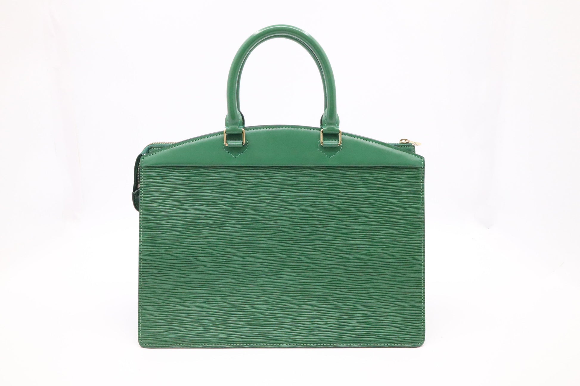Louis Vuitton Riviera Green Leather Epi Handbag