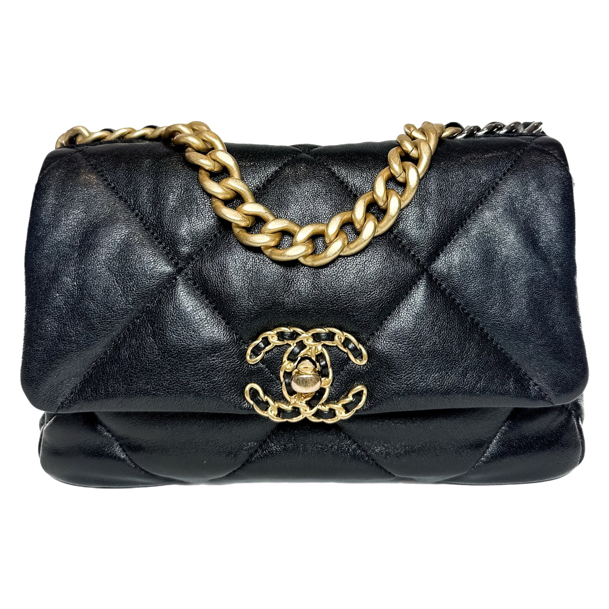 Chanel 19 Black Medium Flap Bag