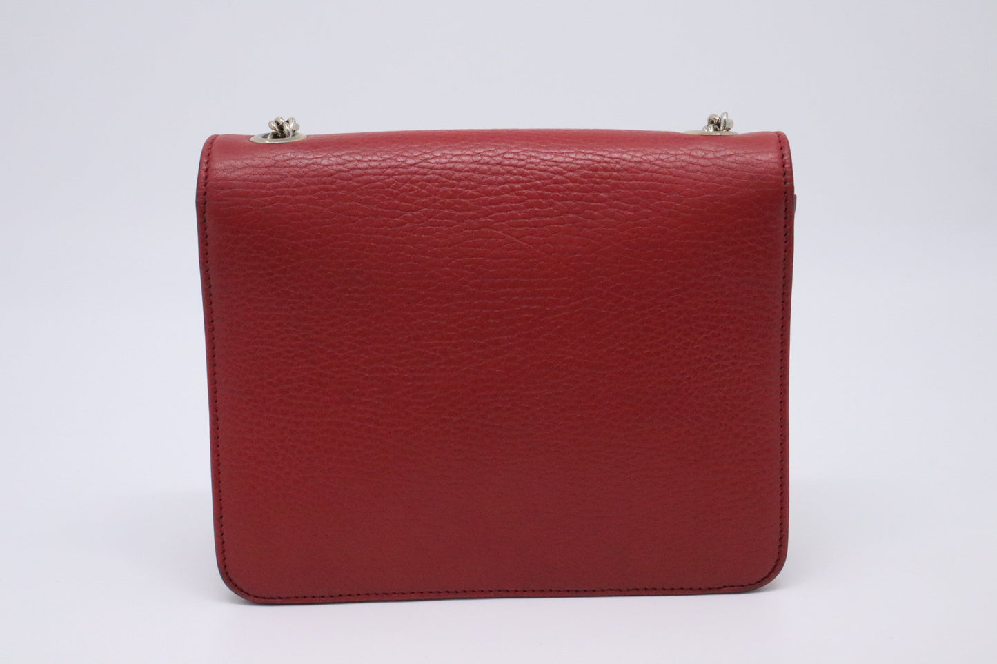 Gucci Dollar Leather Red Shoulder Bag
