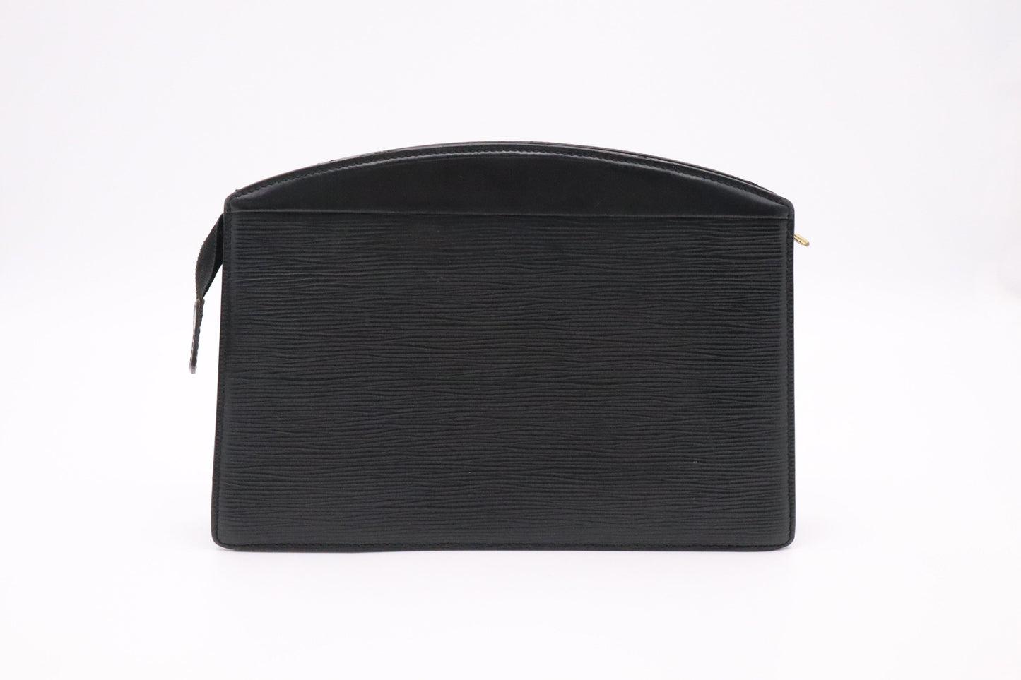 Louis Vuitton Trousse Crete Epi Leather Black Clutch Bag