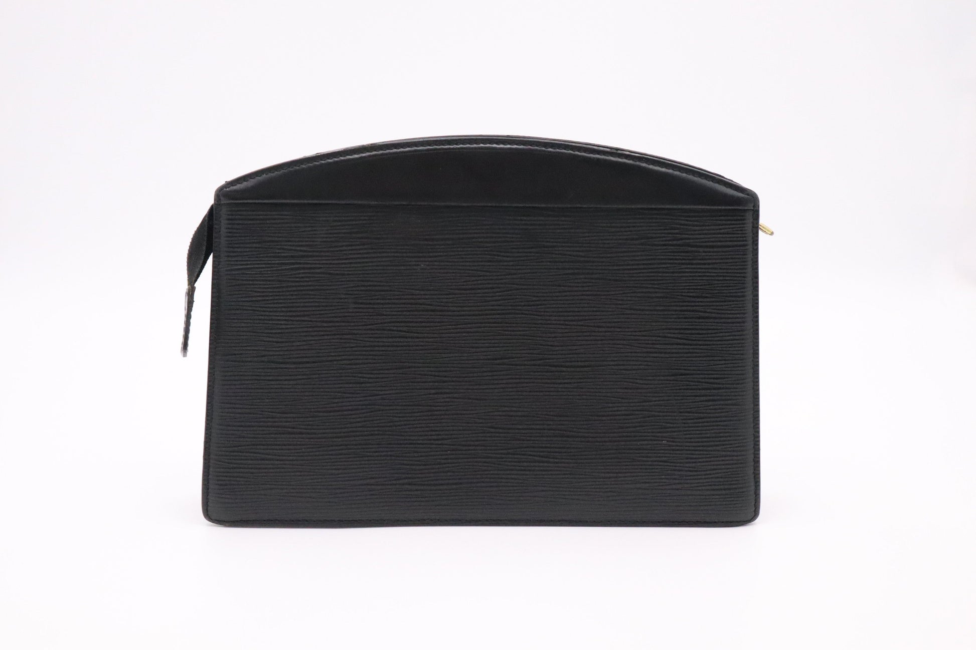 Louis Vuitton Trousse Crete Epi Leather Black Clutch Bag