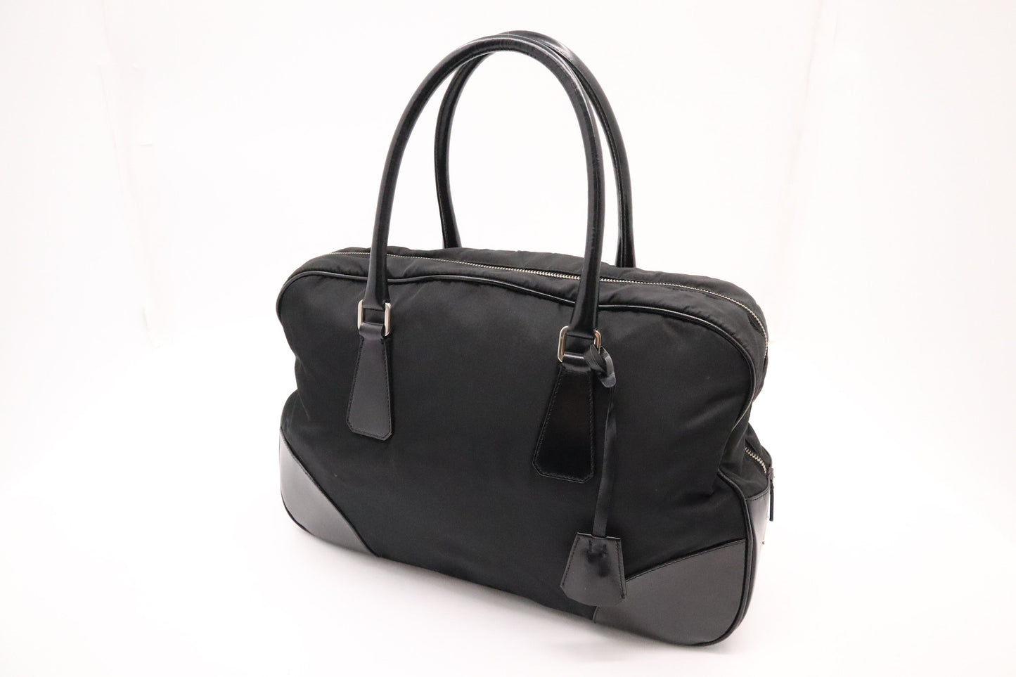 Prada Business Bag In Nylon Black Travel Bag