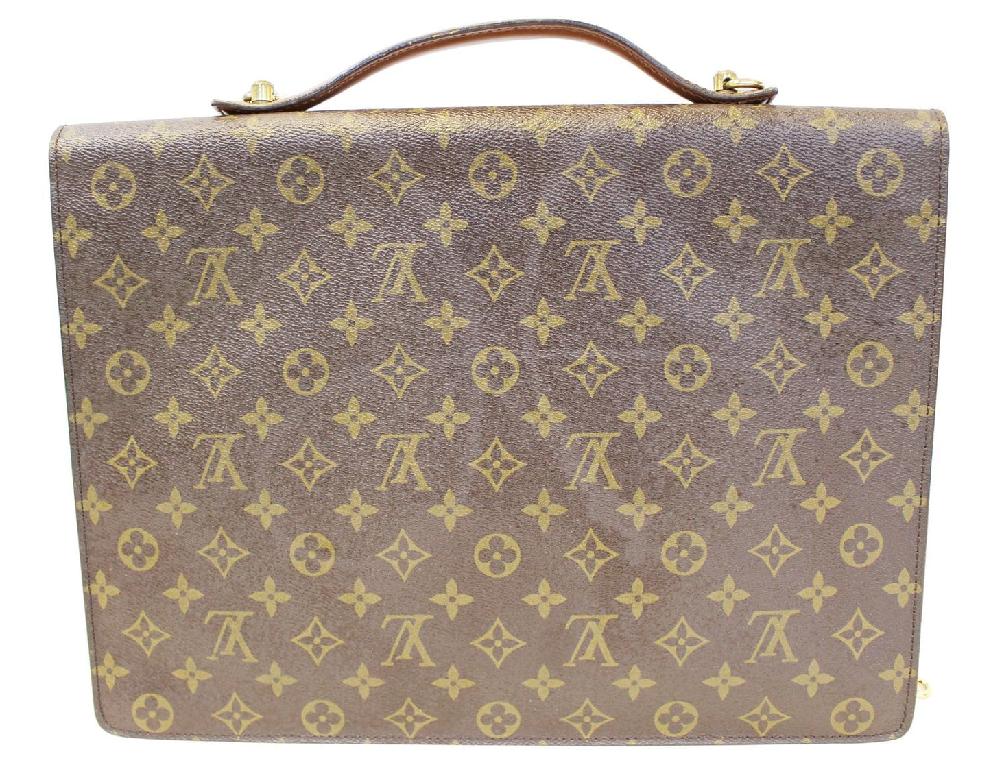 Louis Porte Documents Bandouliere Briefcase Shoulder Bag Monogram