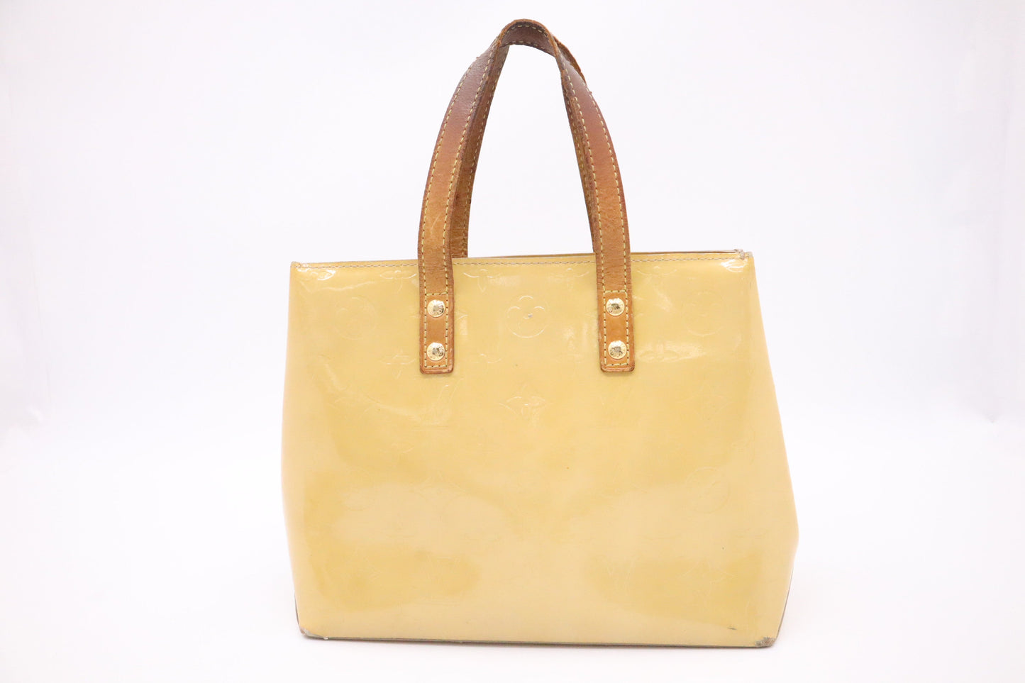 Louis Vuitton Reade Vert Impression PM Vernis Handbag