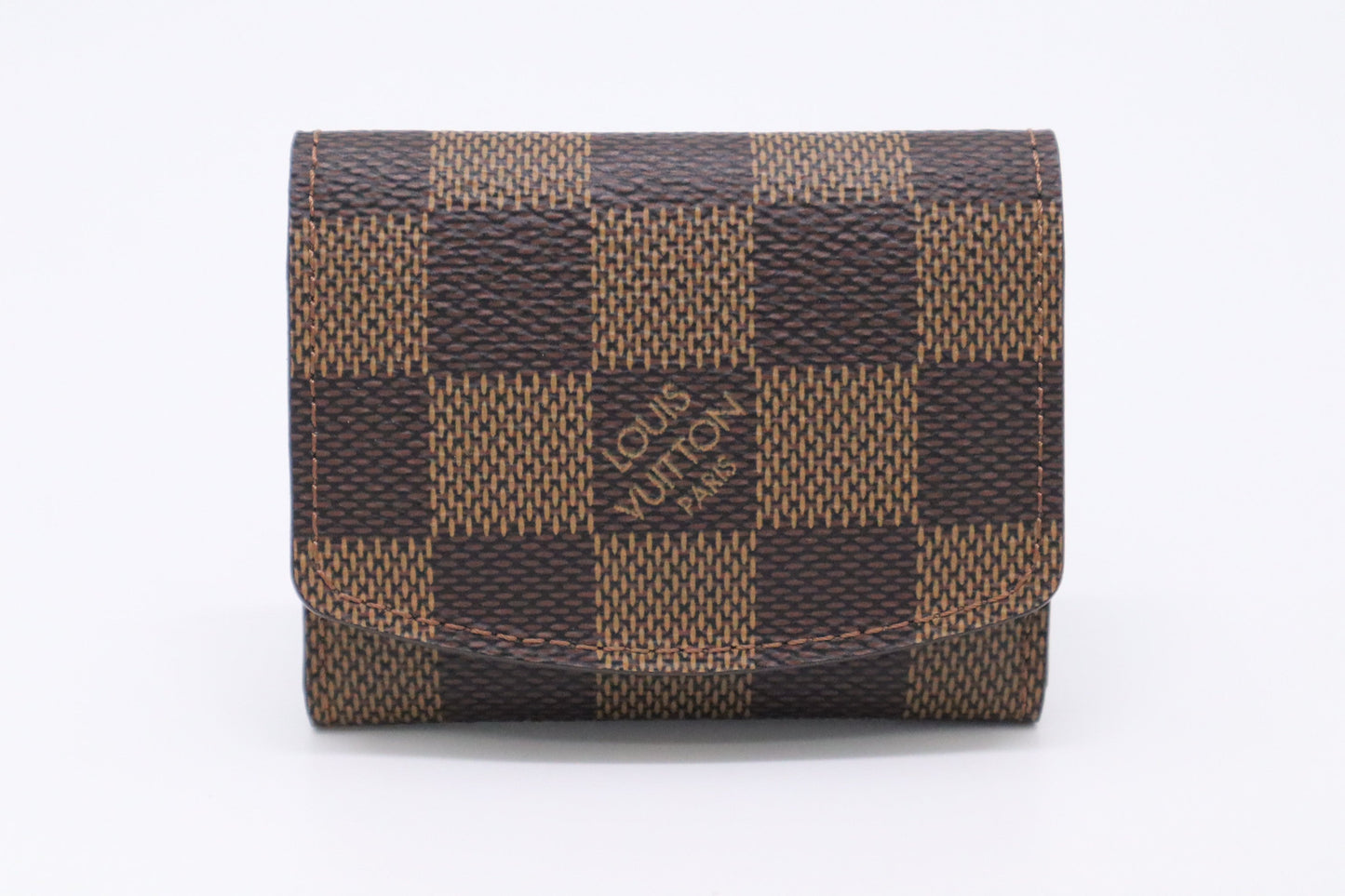 Louis Vuitton Cuff Links Ebene Damier Canvas Handbag