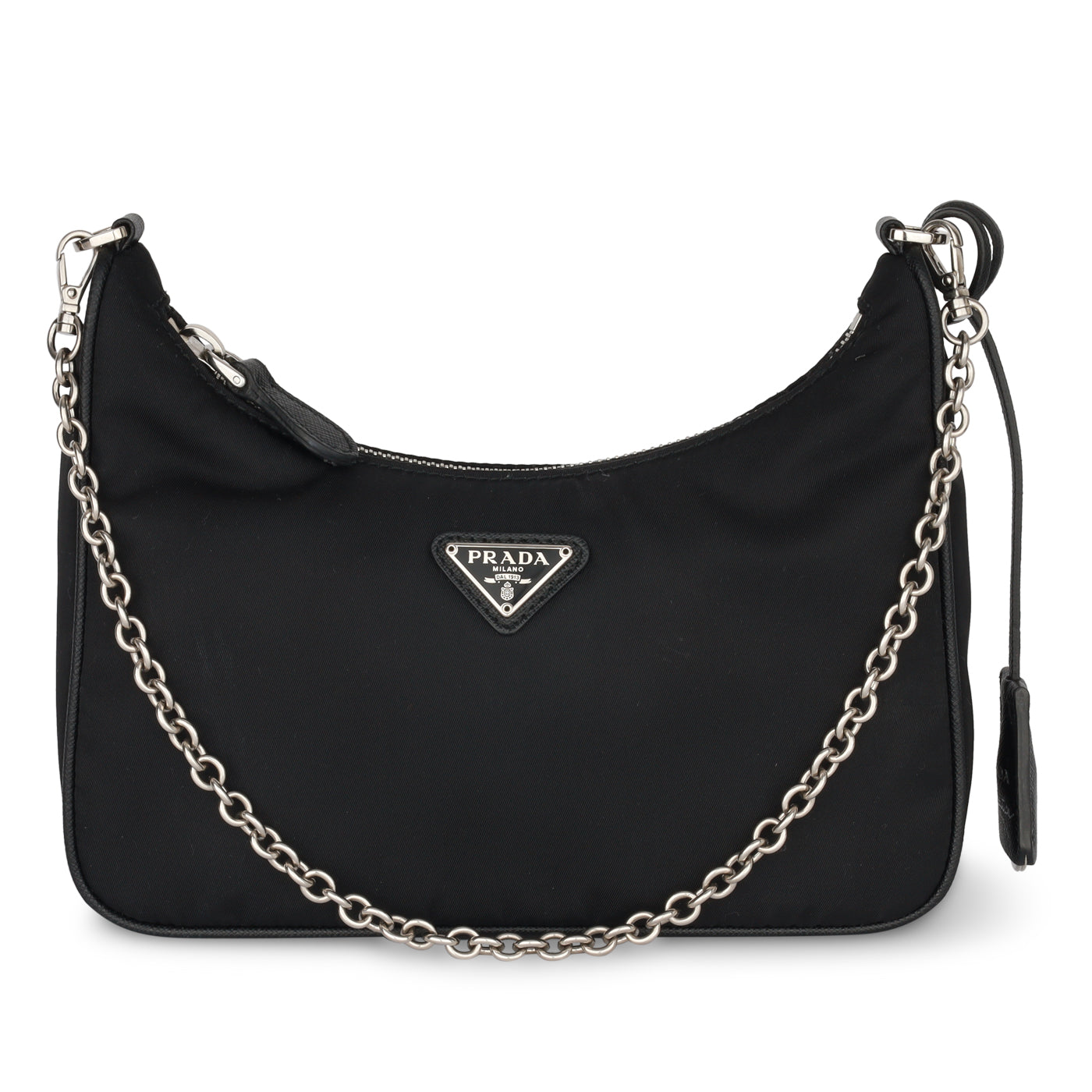 Prada Re Edition Shoulder Bag Nylon Nylon Black Shw