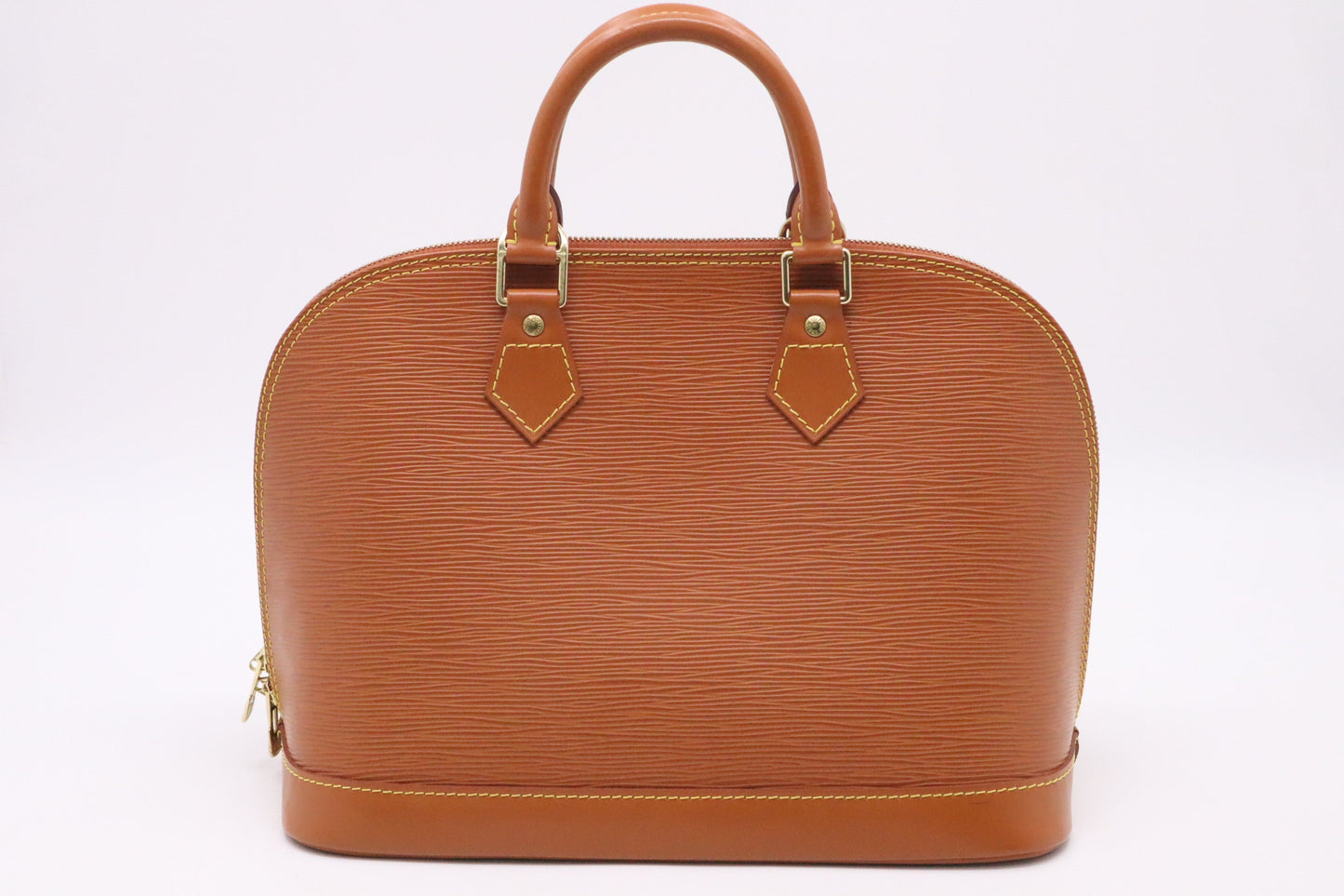 Louis Vuitton Alma PM Mandarin Epi Leather Handbag Epi Leather
