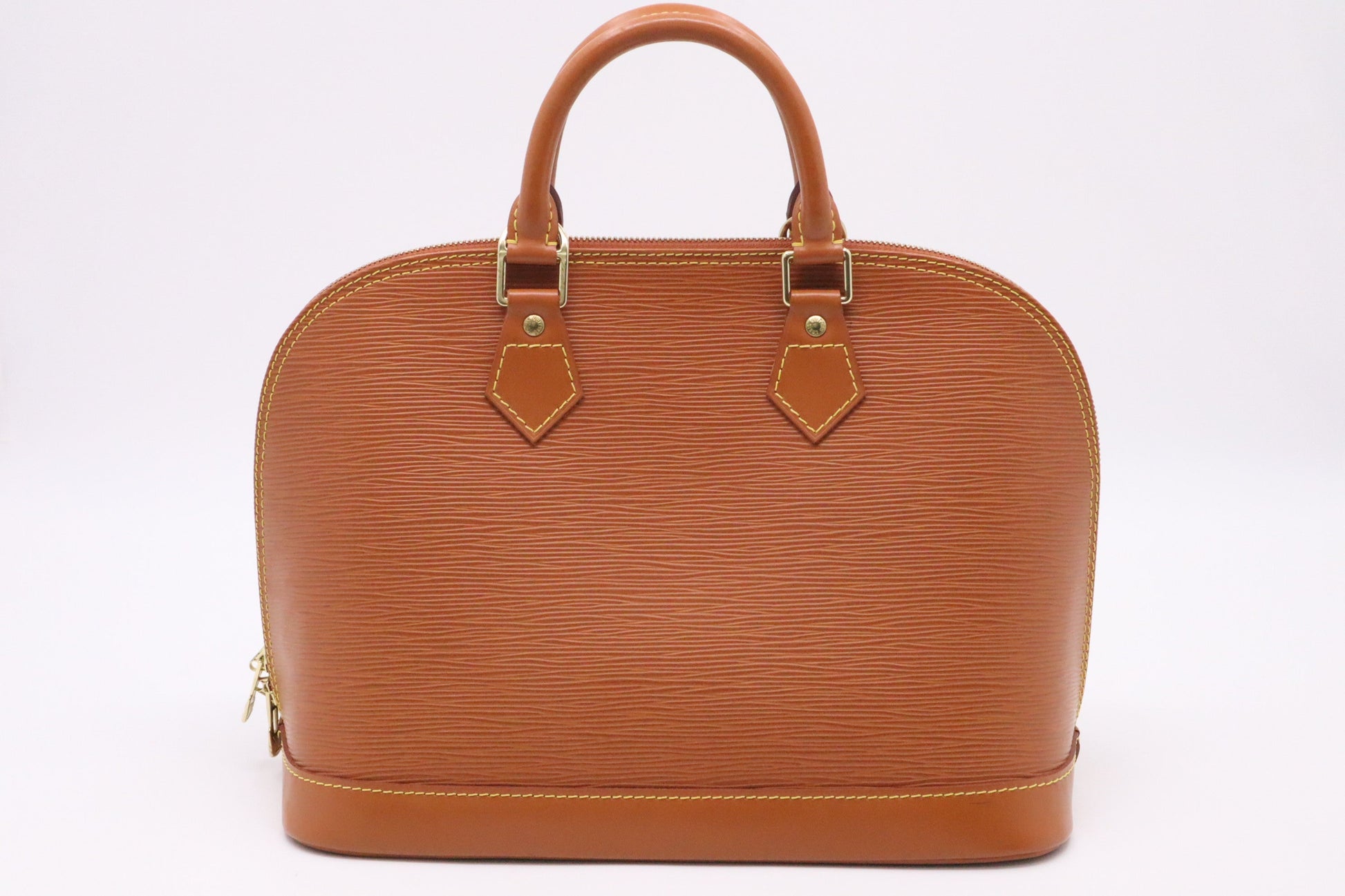 Louis Vuitton Alma PM Mandarin Epi Leather Handbag Epi Leather