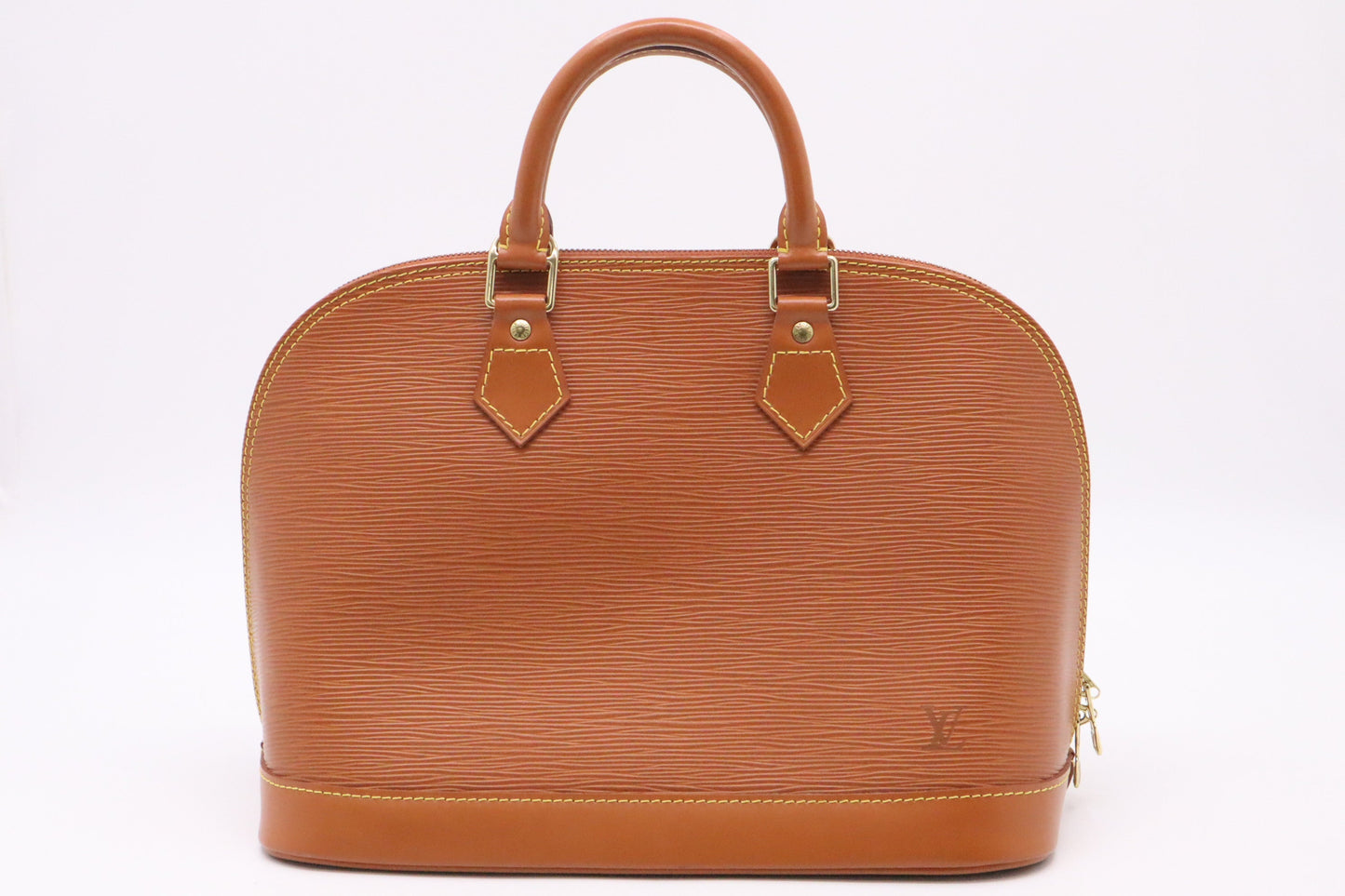 Louis Vuitton Alma PM Mandarin Epi Leather Handbag Epi Leather