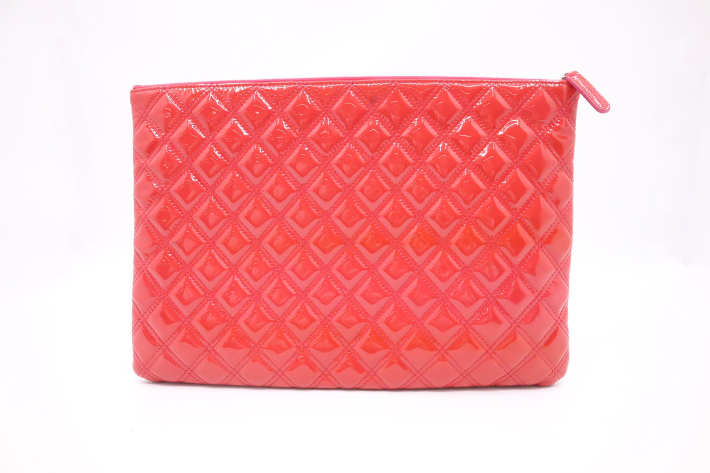 Chanel O Patent Pink Leather Handbag