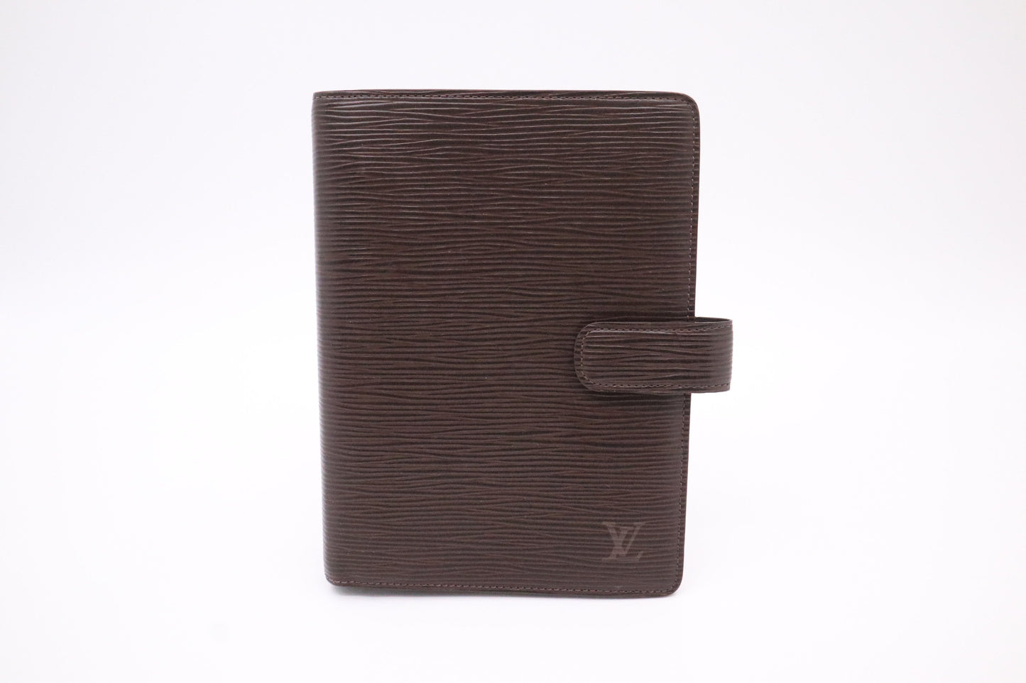 Louis Vuitton Agenda MM Epi Leather Brown Handbag