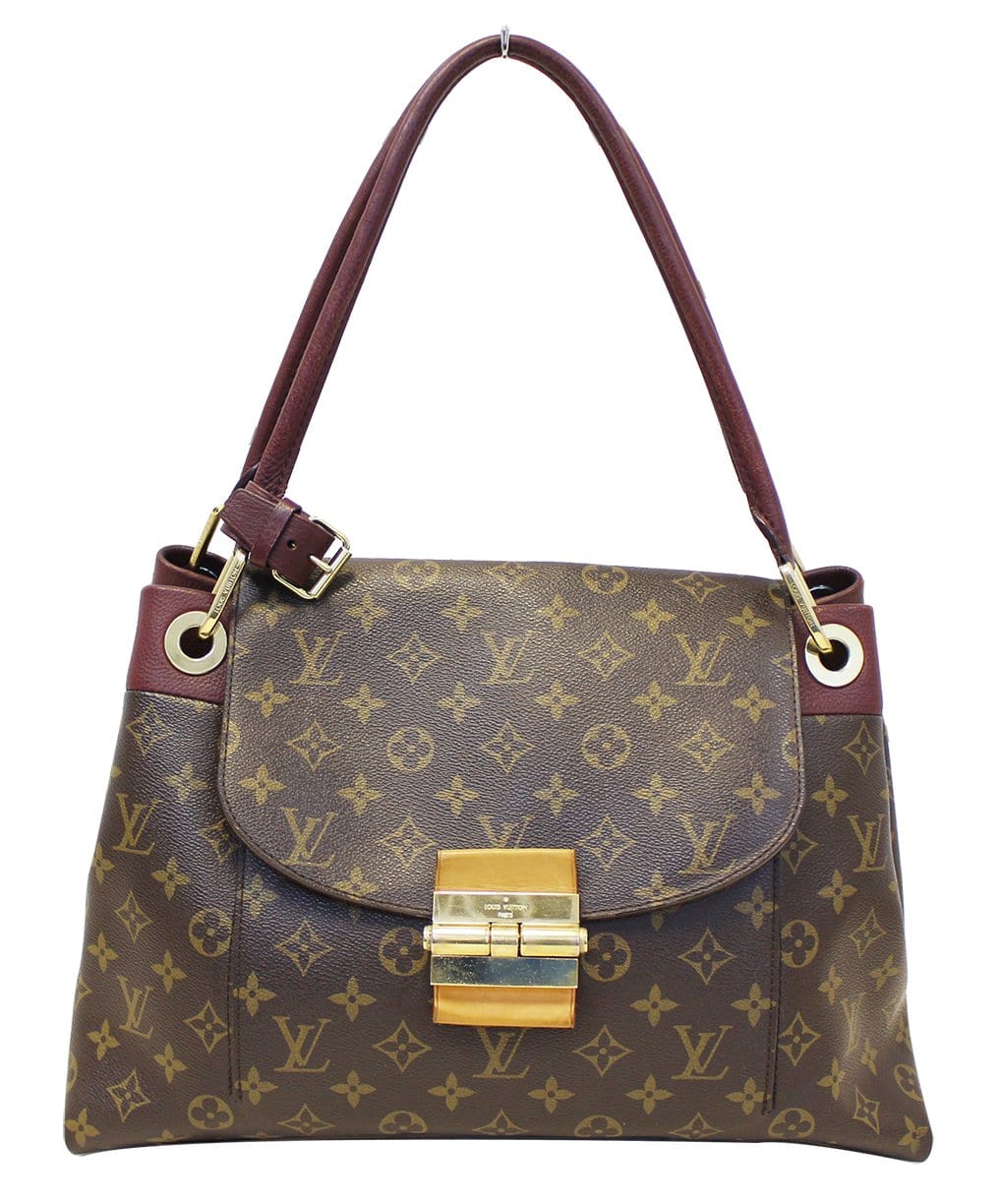 Louis Aurore Olympe Satchel Bag Canvas Monogram Shoulder Bag