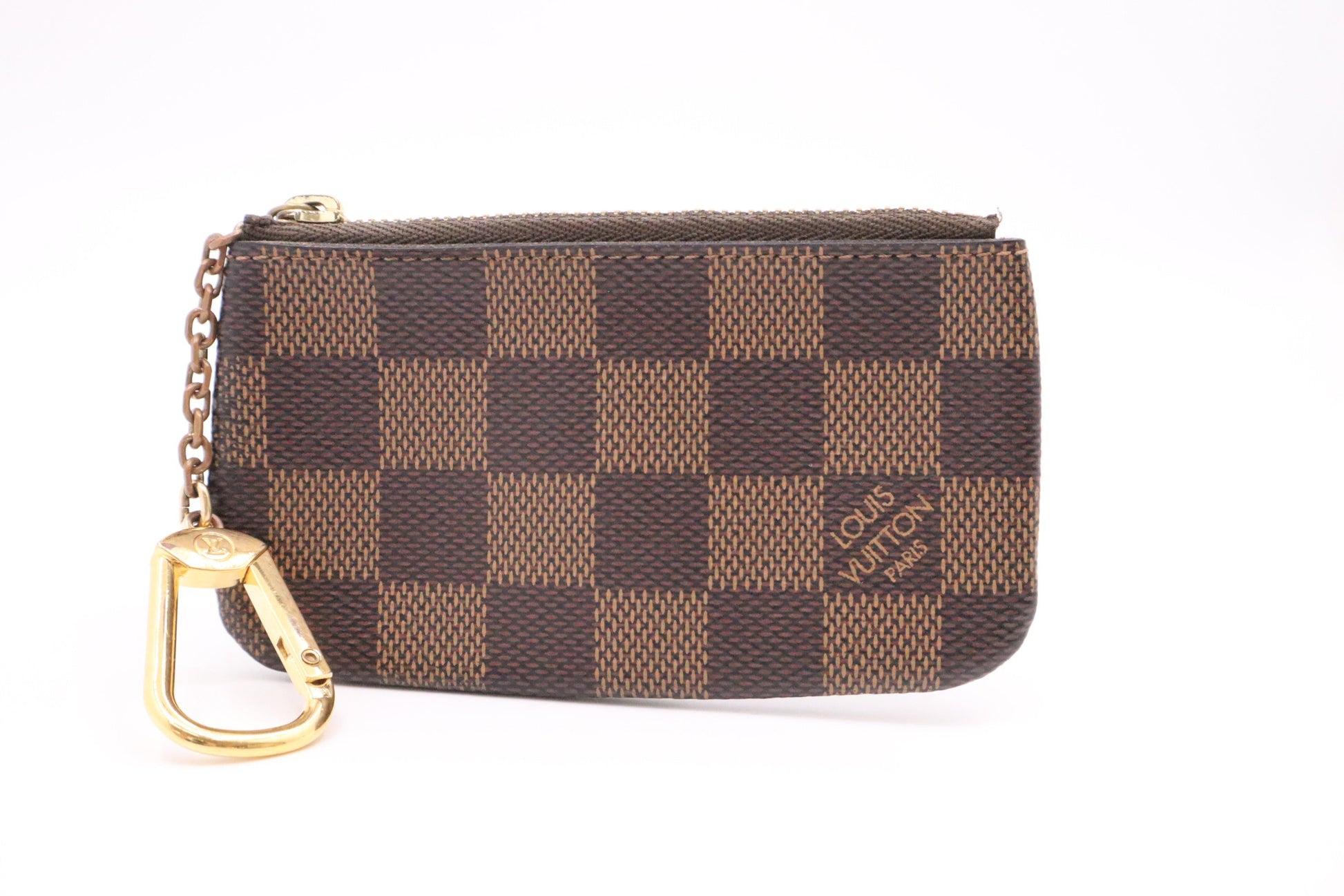 Louis Vuitton Cles Ebene Damier Canvas Handbag
