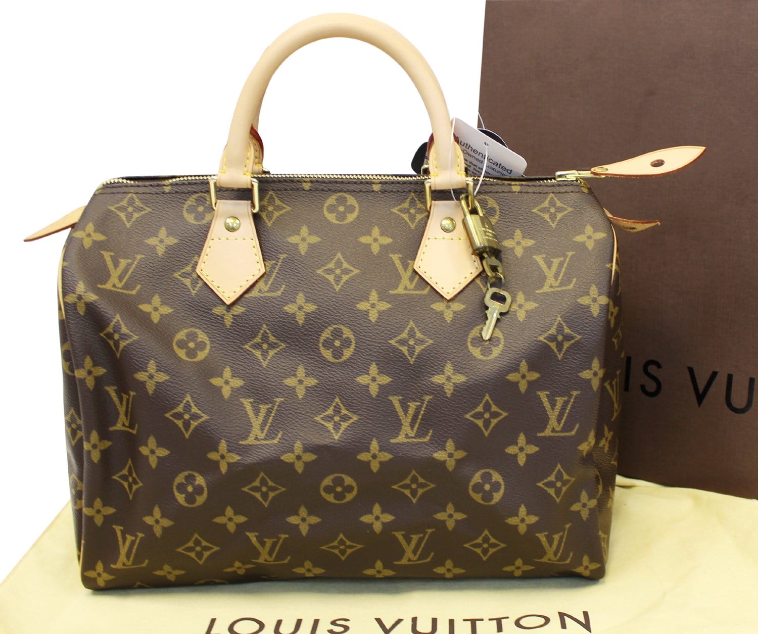 Louis Satchel Bag Speedy Canvas Monogram Travel Bag Brown Tt2010