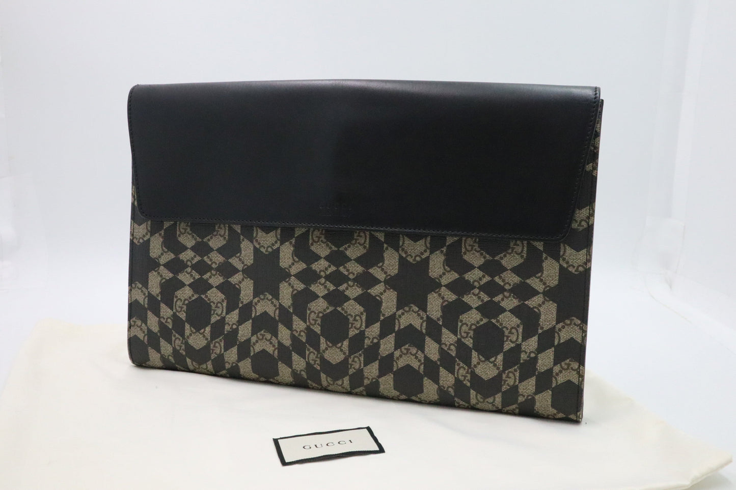 Gucci Kaleidoscope GG Supreme Canvas Clutch Bag