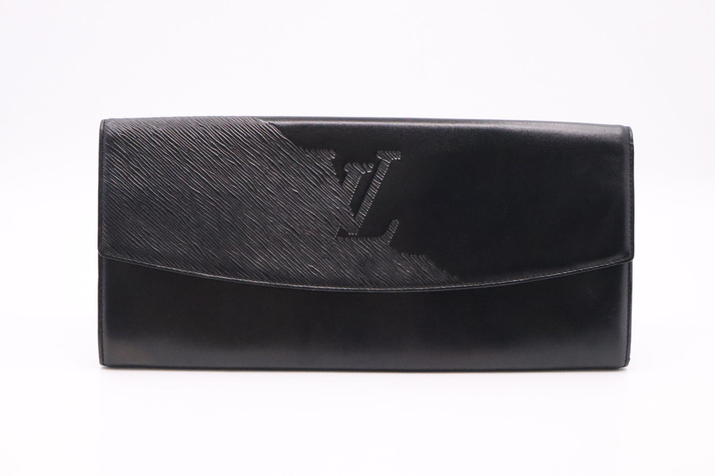 Louis Vuitton Mycenes Leather Black Handbag