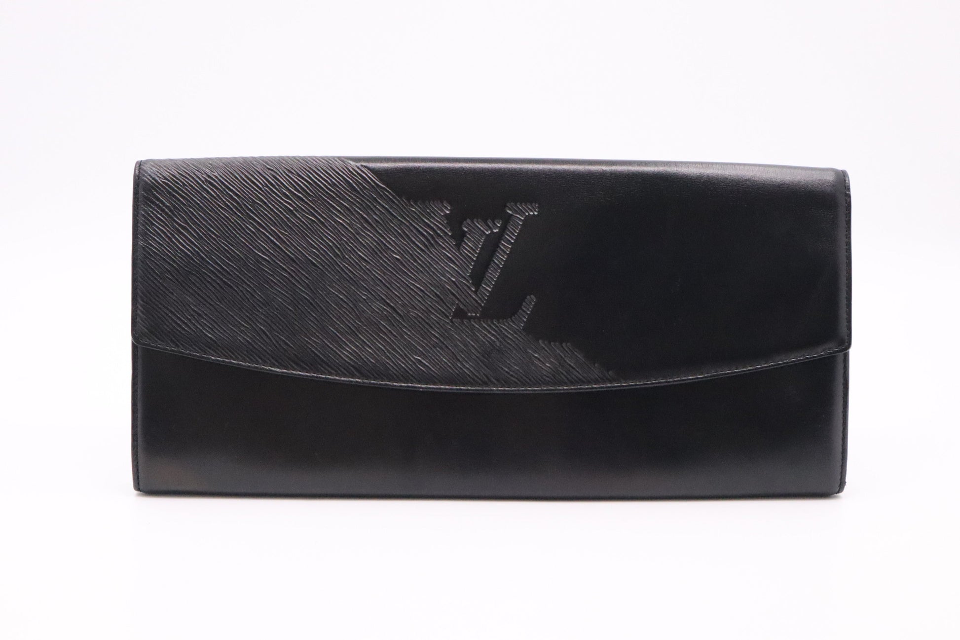 Louis Vuitton Mycenes Leather Black Handbag