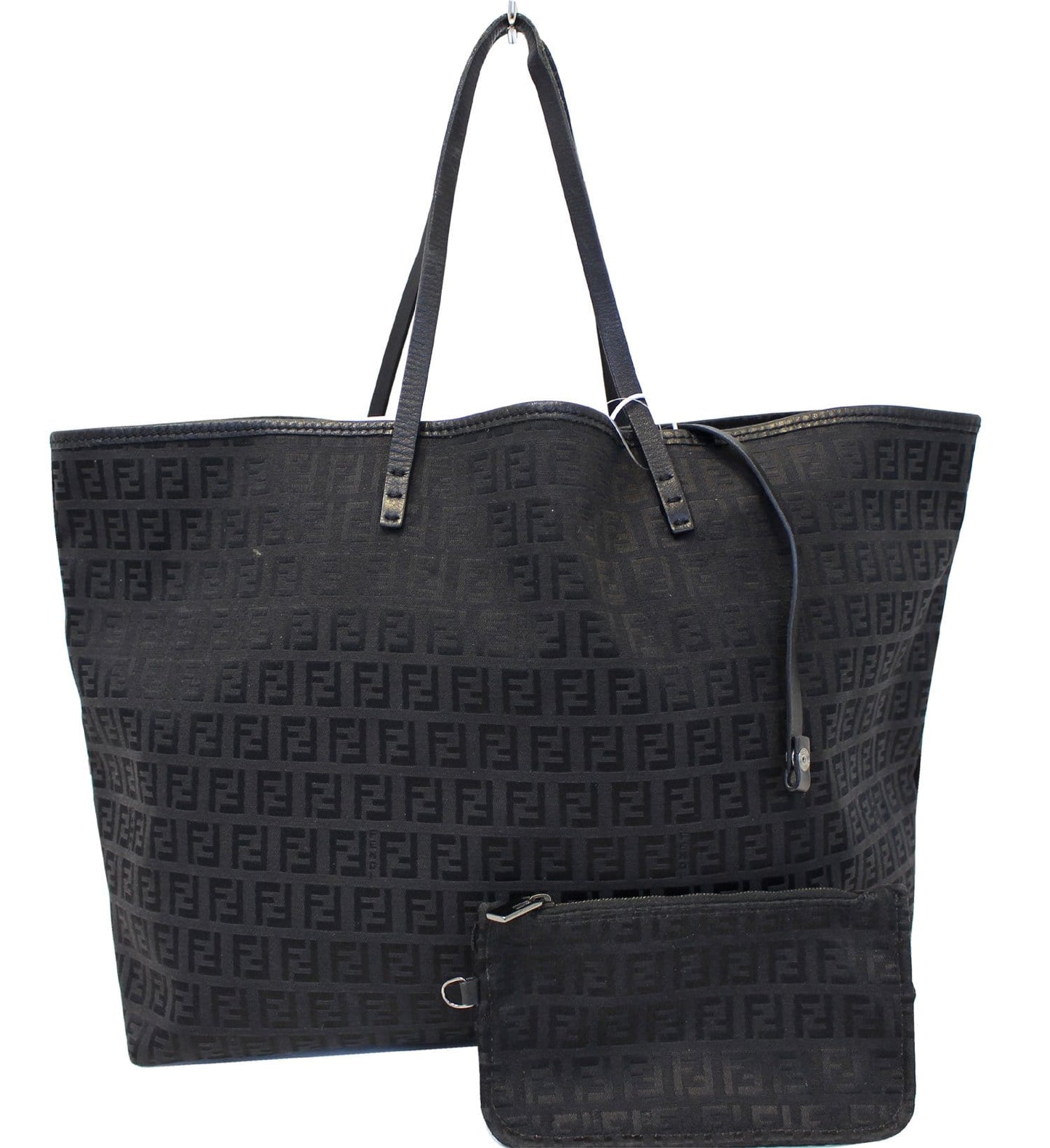 Fendi Zucca Pattern Tote Bag With Pouch Monogram