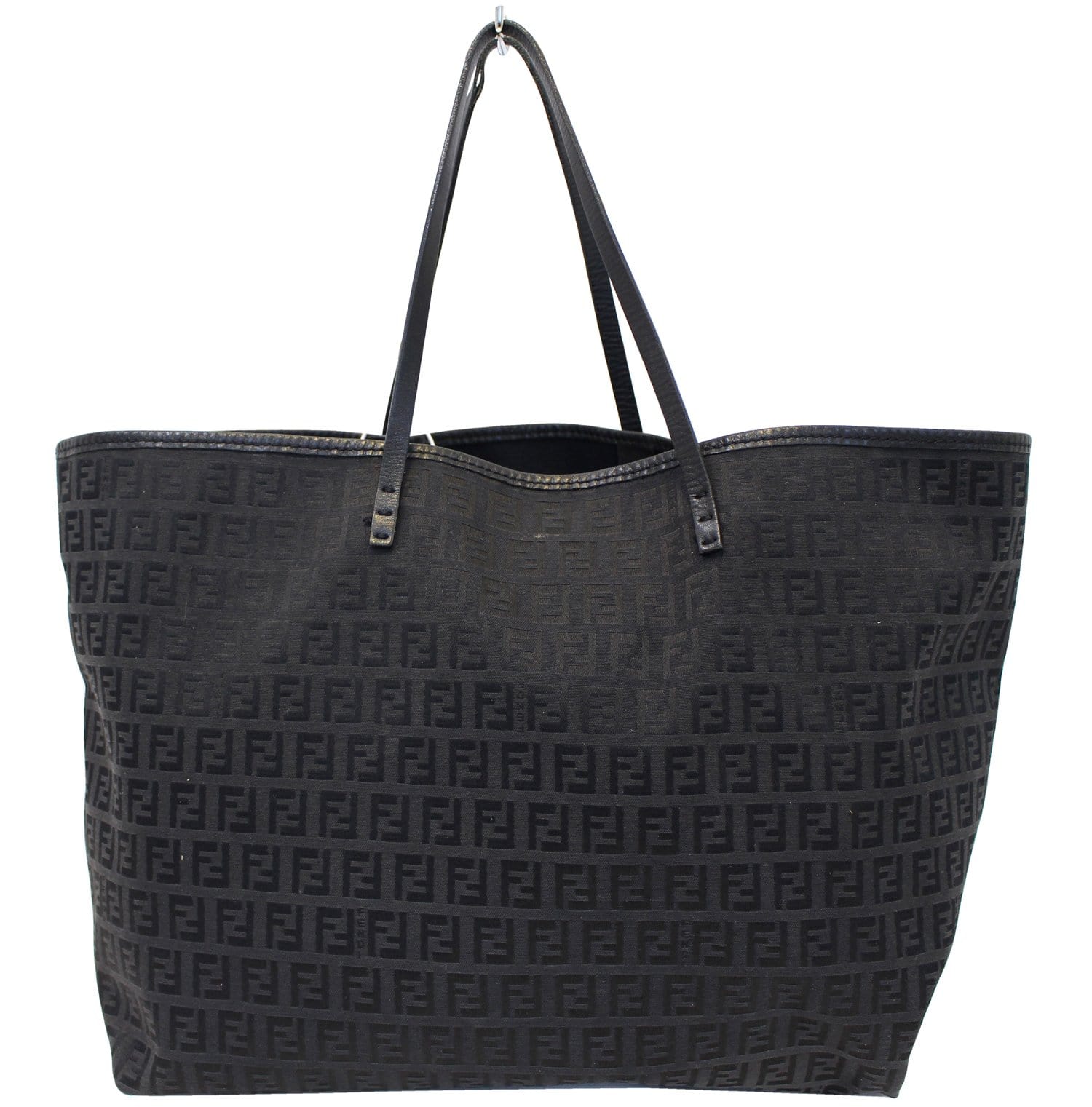 Fendi Zucca Pattern Tote Bag With Pouch Monogram