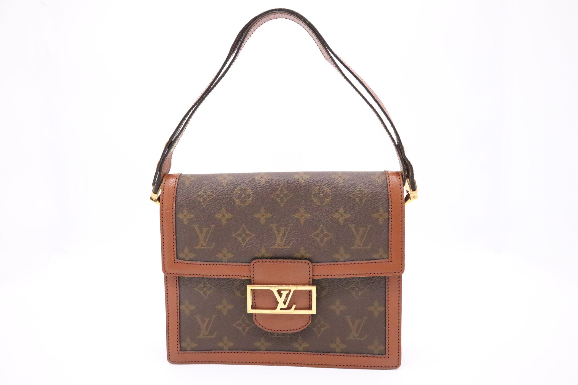 Louis Vuitton Sac Dauphine Monogram Canvas Handbag Canvas 1