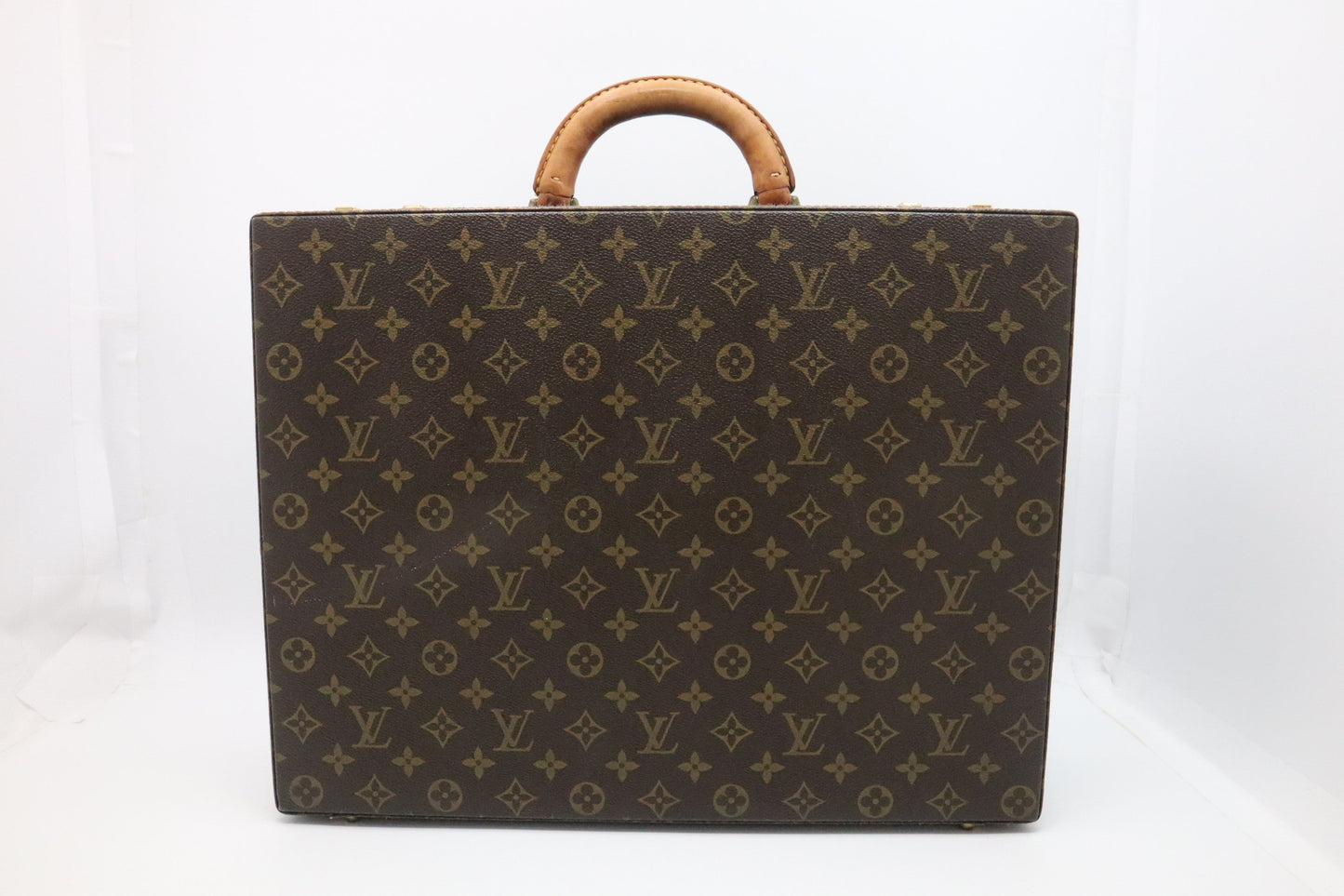 Louis Vuitton Crusher Briefcase Monogram Canvas Handbag Canvas 1