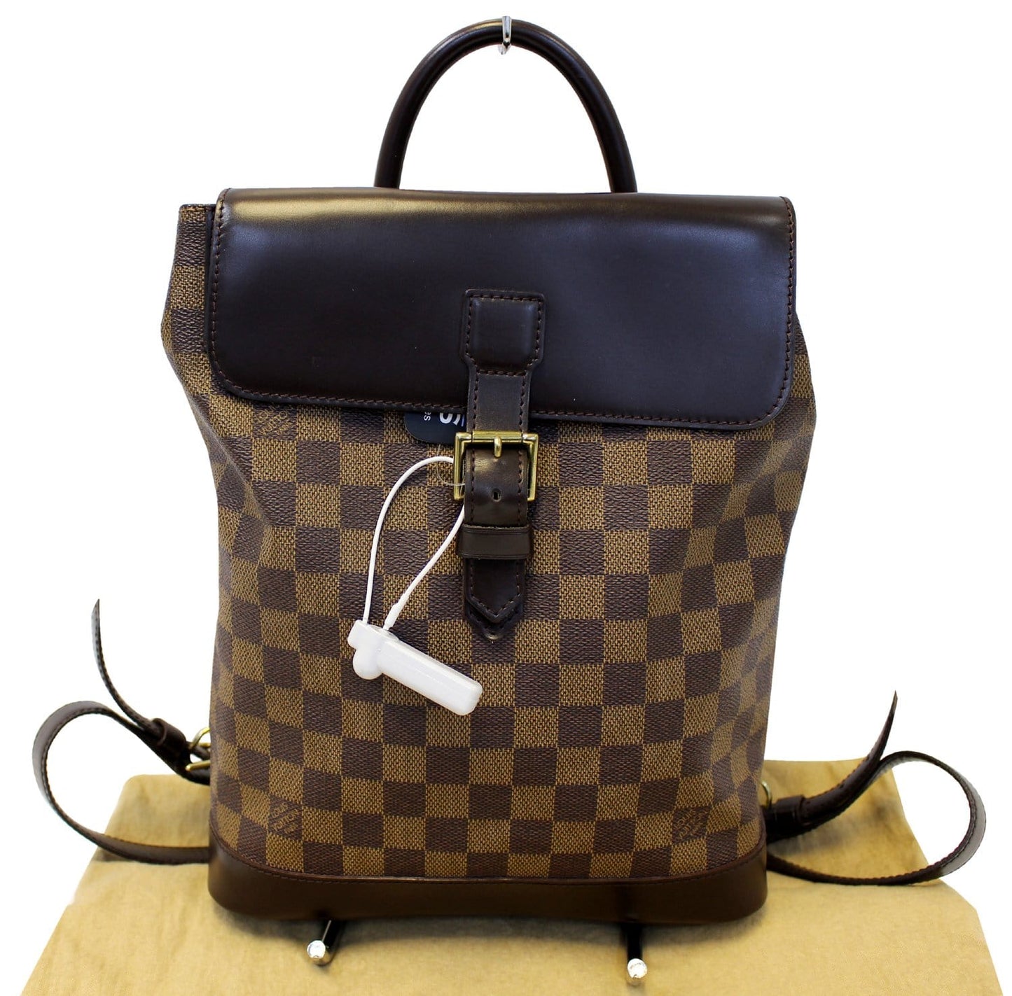 Louis Backpack Bag Damier Ebene Soho
