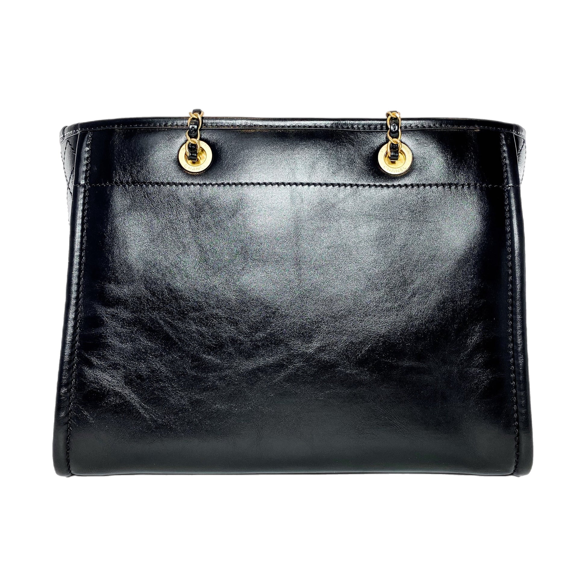 Chanel Black Charms Medium Deauville