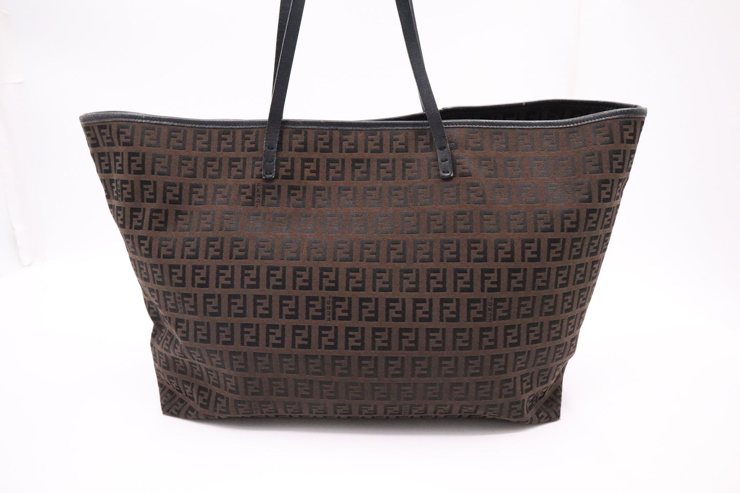 Fendi Tote Bag In Zucca Canvas Brown