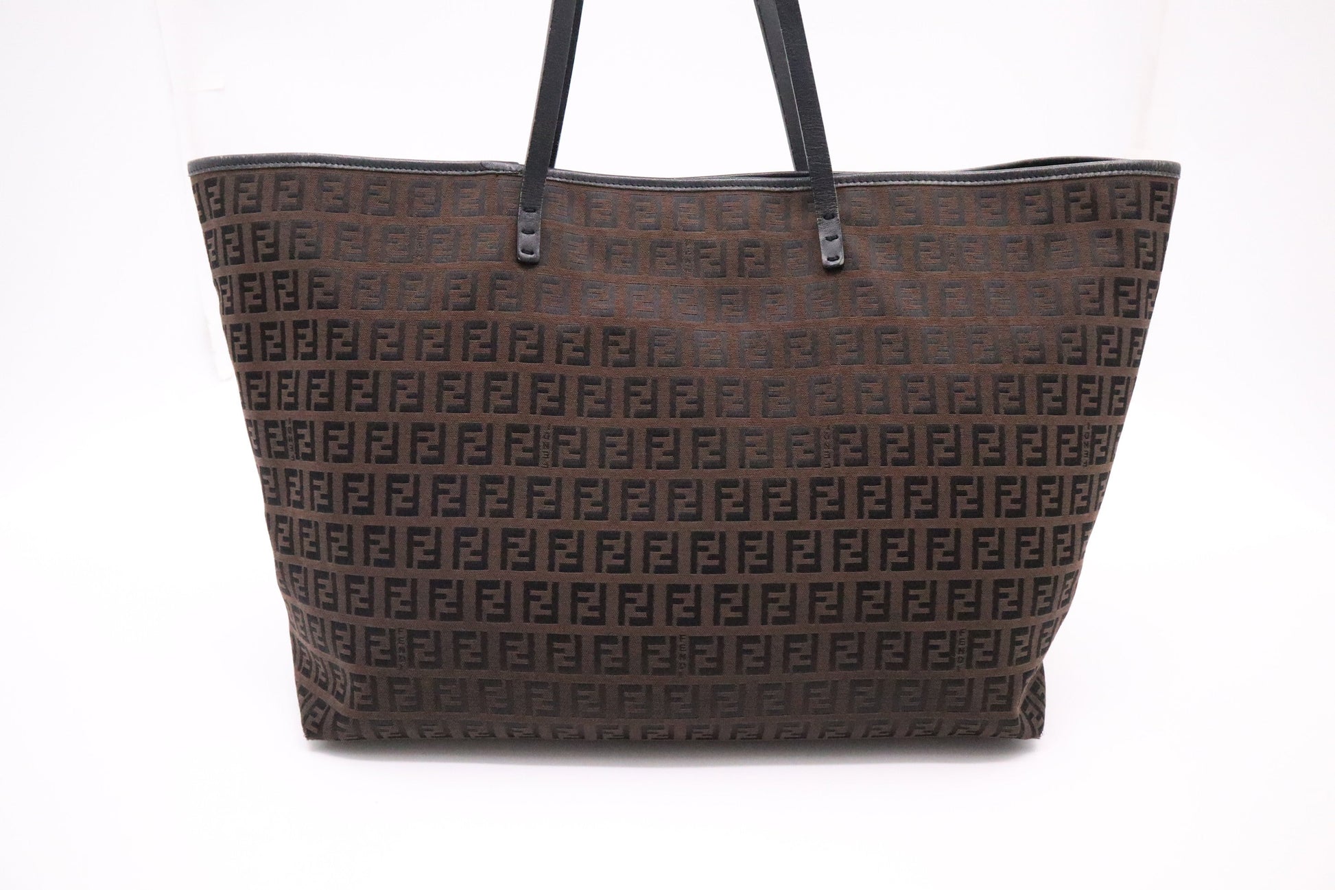 Fendi Tote Bag In Zucca Canvas Brown