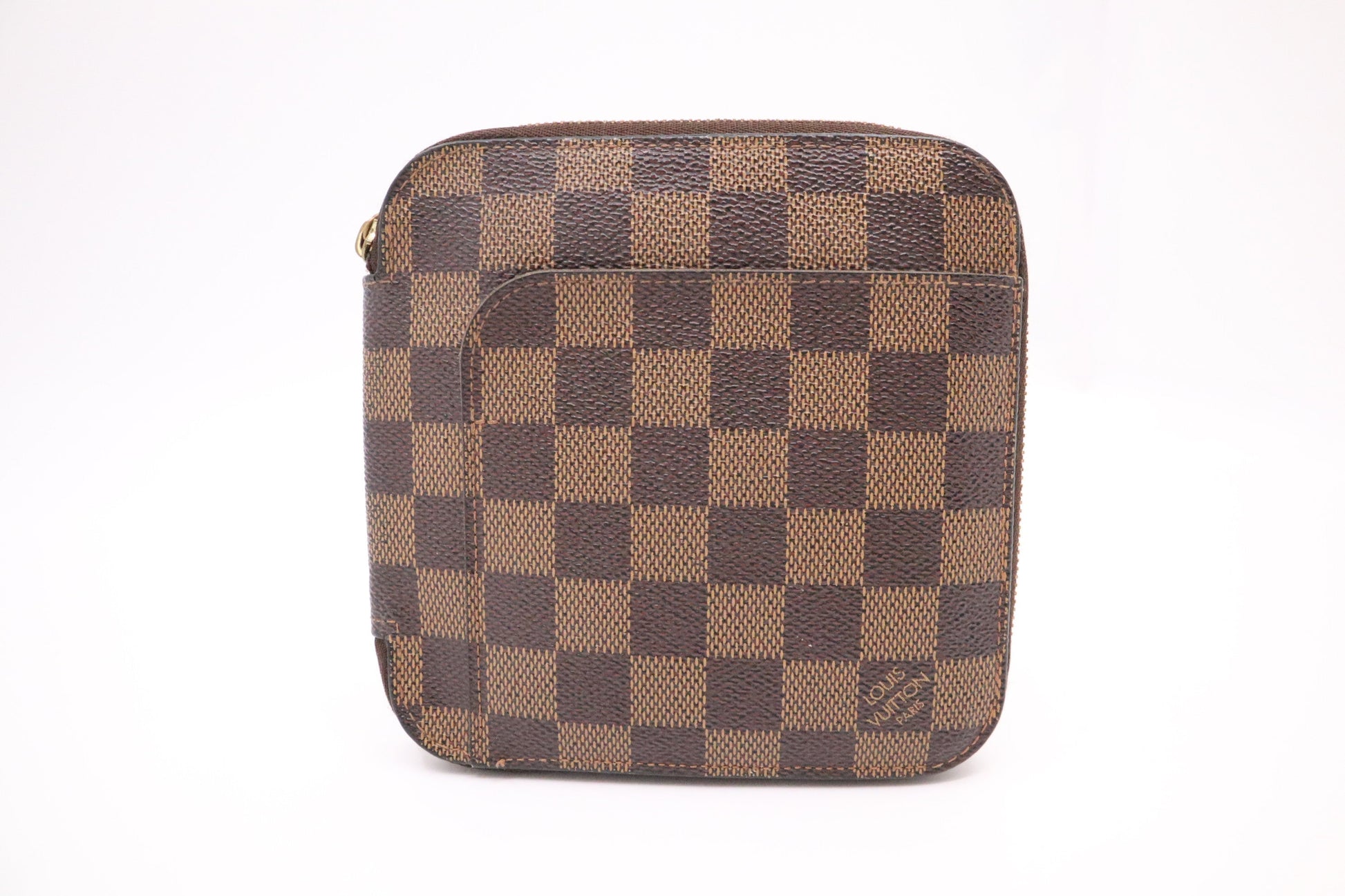 Louis Vuitton Olav Organizer Ebene Damier Canvas Handbag