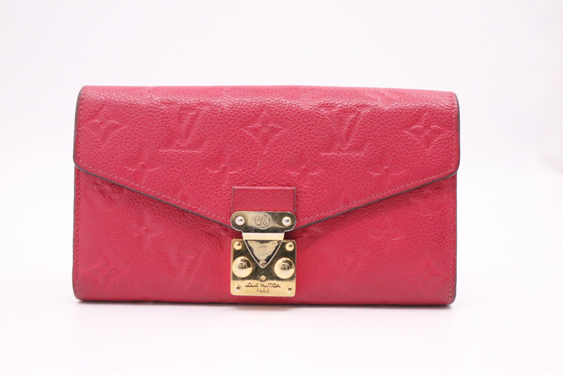 Louis Vuitton Metis Long Grenade Empreinte Leather Wallet Case