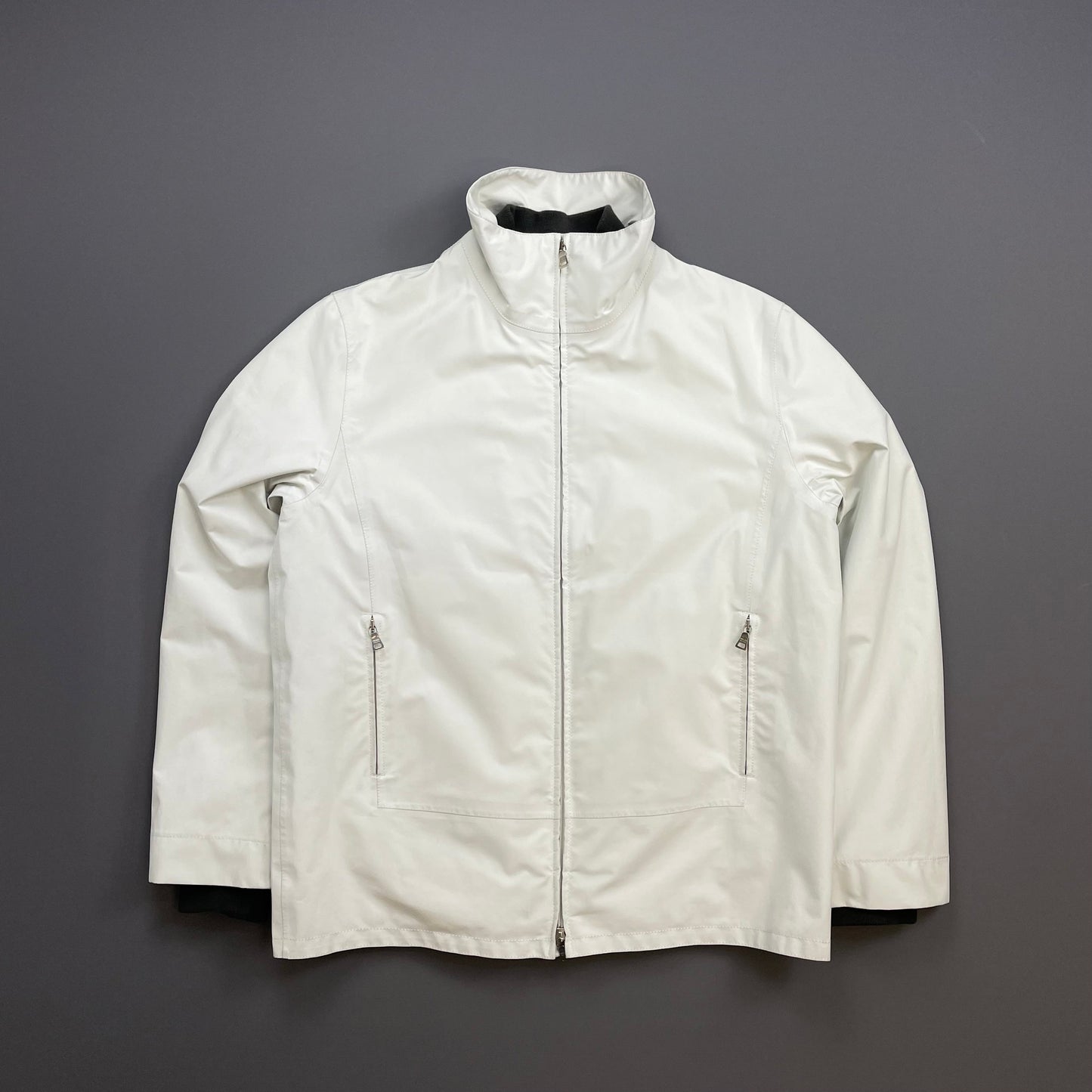 Prada Handbag Sport 00s Goretex 3-in-1 Padded Bomber Liner Nylon White