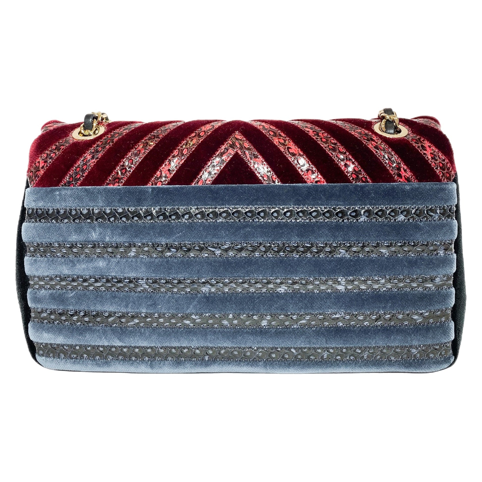 Chanel Velvet Python Limited Edition Flap Bag