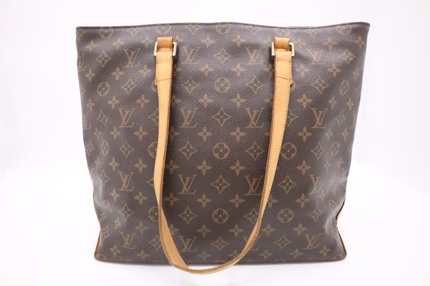 Louis Vuitton Cabas Mezzo Monogram Canvas Handbag Canvas 1