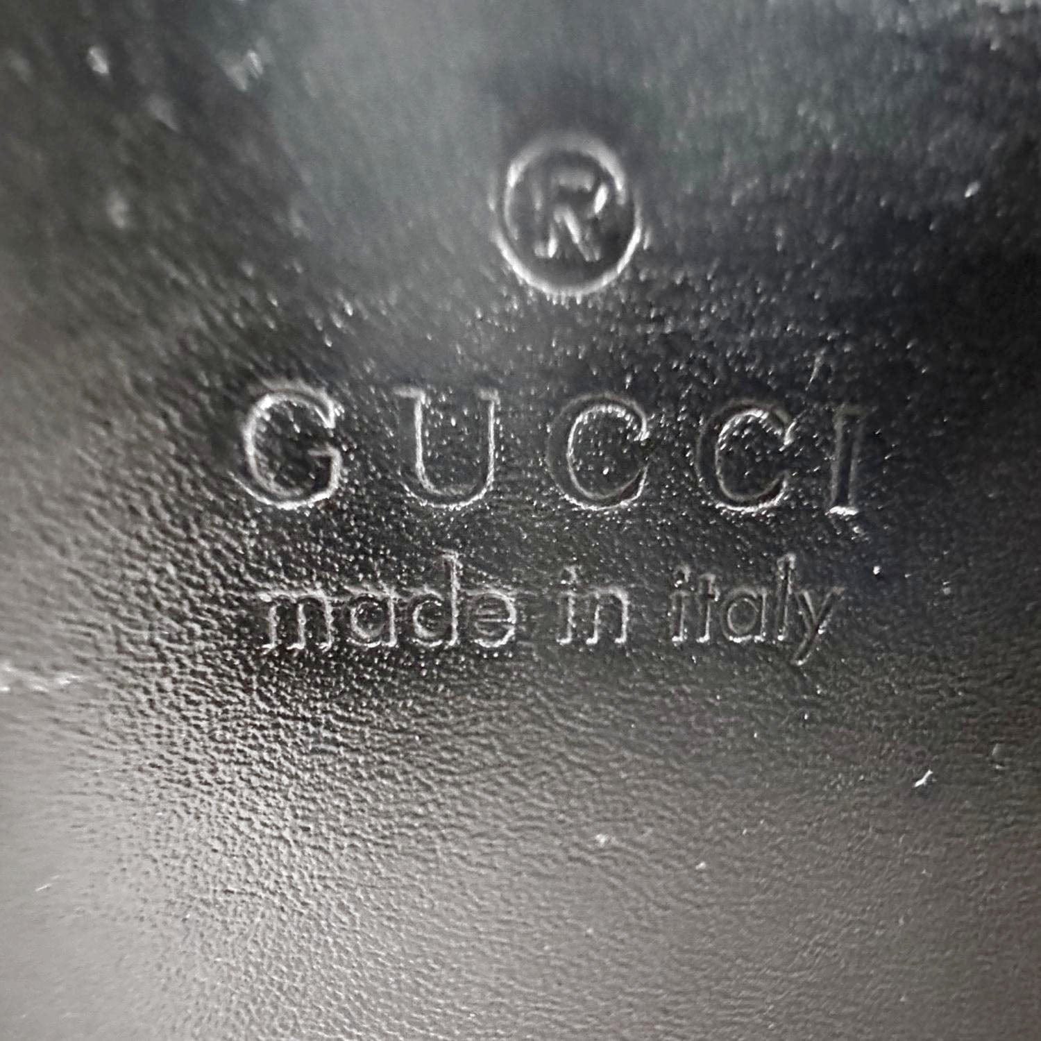 GUCCI Bamboo 3Way Calfskin Leather Shoulder Bag Black 702106