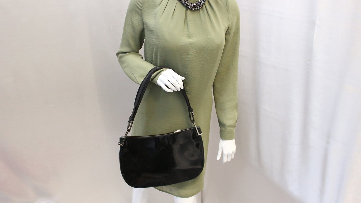 Gucci Hobo Shoulder Bag Sale Leather Black