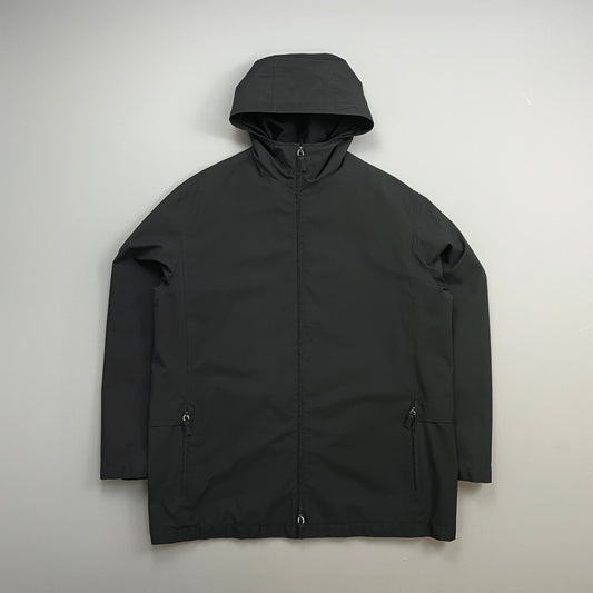 Prada Handbag Sport 00s Technical Multi-Pocket Goretex Hooded Parka Black