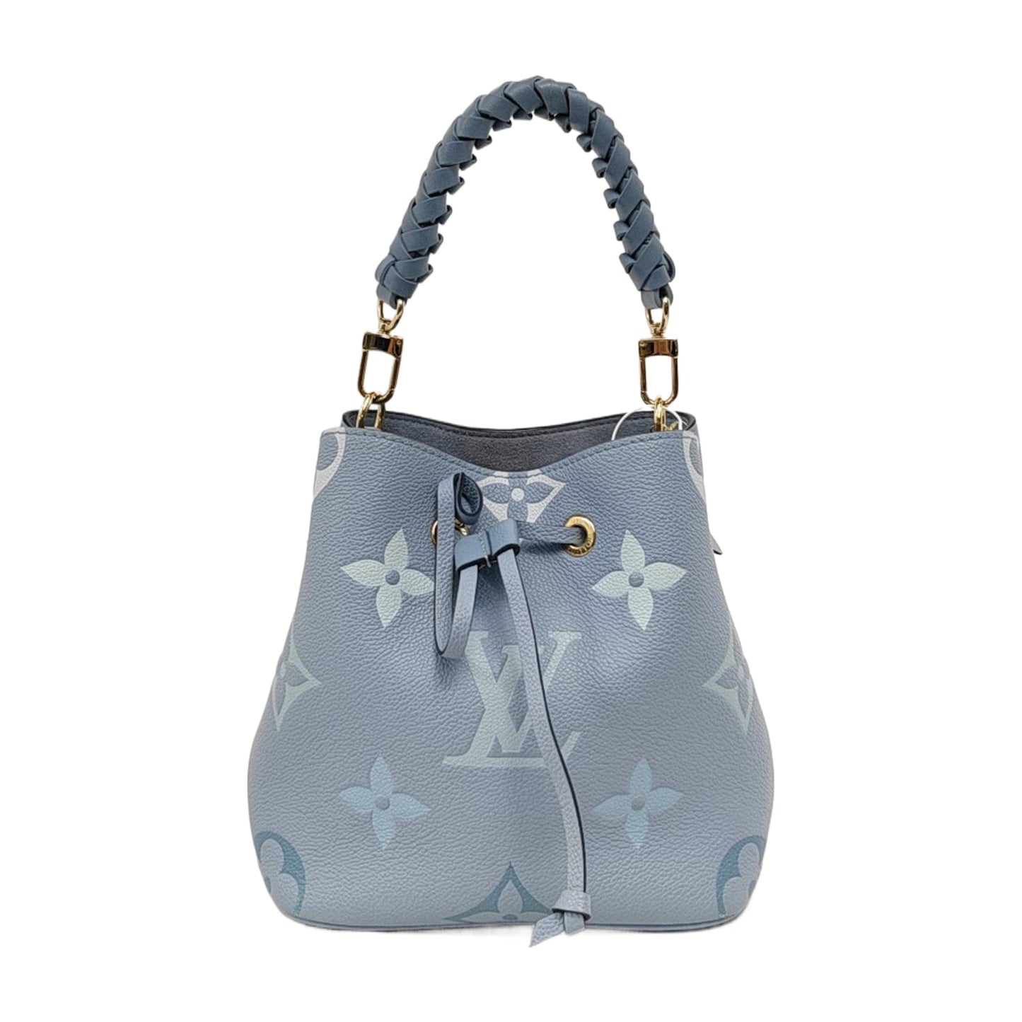 Louis Vuitton Néonoé BB Giant Monogram Leather Blue Handbag