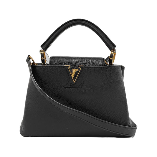 Louis Vuitton Capucines BB Interior Leather Black Pink Hat