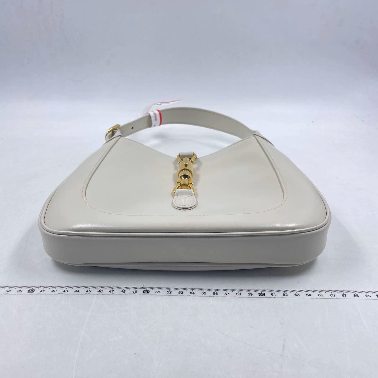 Gucci Jackie Adjustable Strap Size Leather White Small Handbag