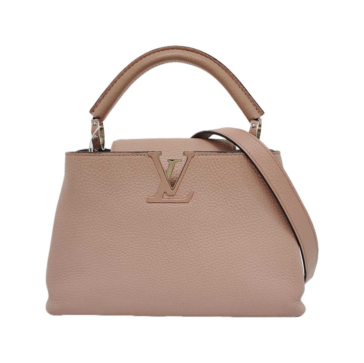 Louis Vuitton Capucines BB Nude Leather Pink Hat